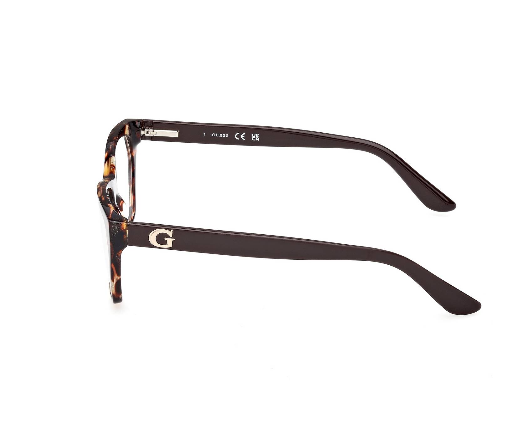 Guess GU50234/V 052 54-15 Havane Marron vue de face