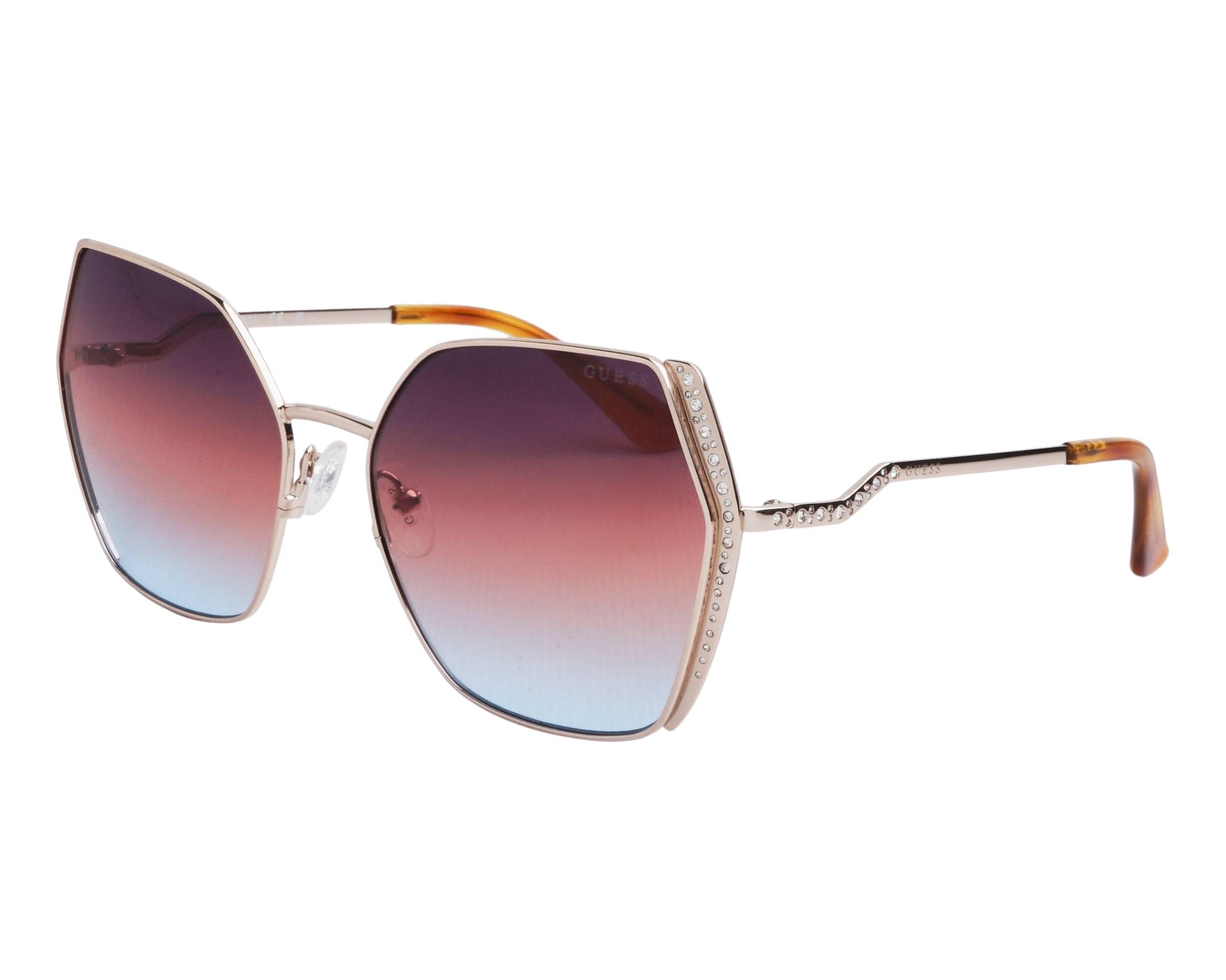 Guess GU7843S 33F 61-18 Or Miel vue de profil