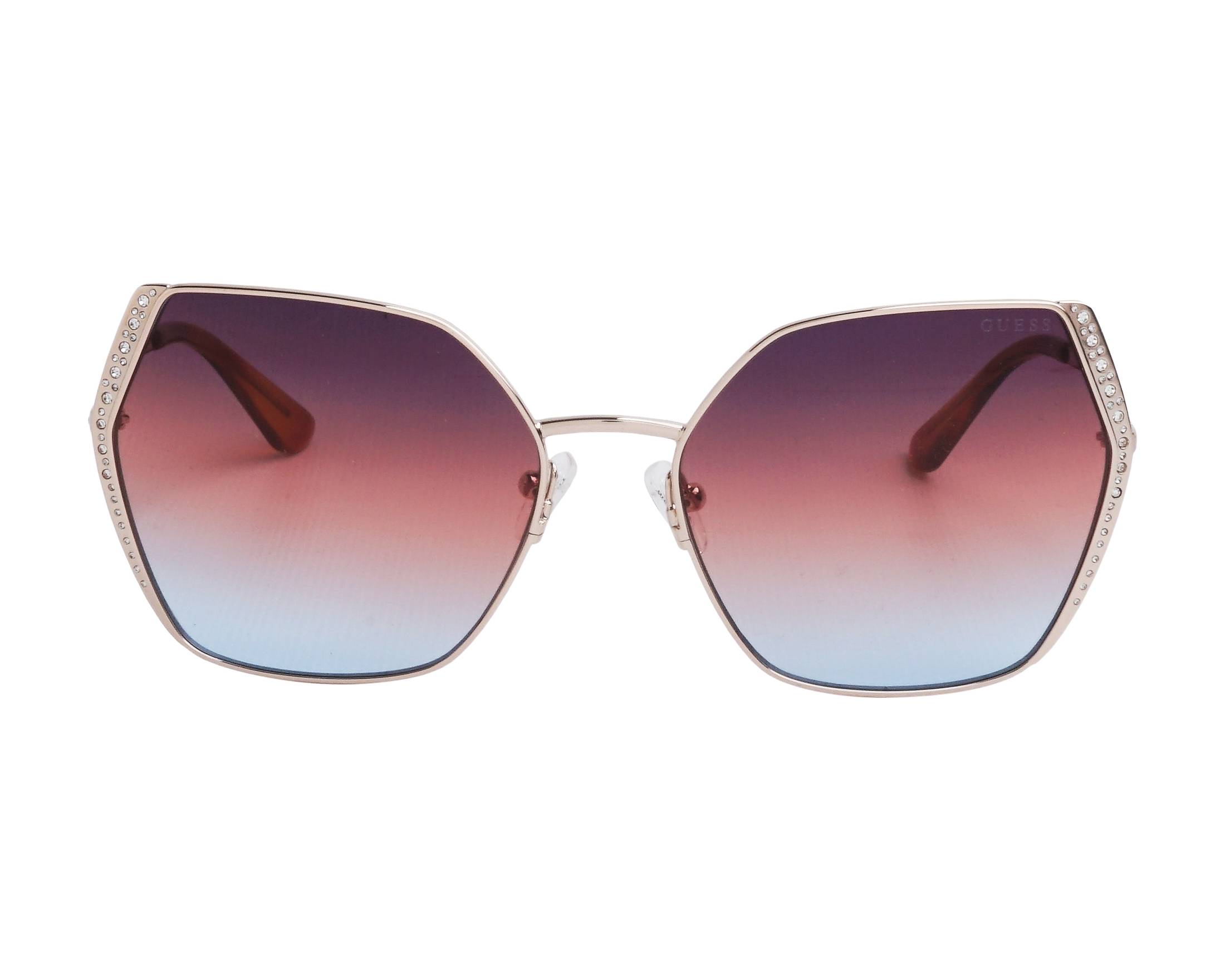 Guess GU7843S 33F 61-18 Or Miel vue de face