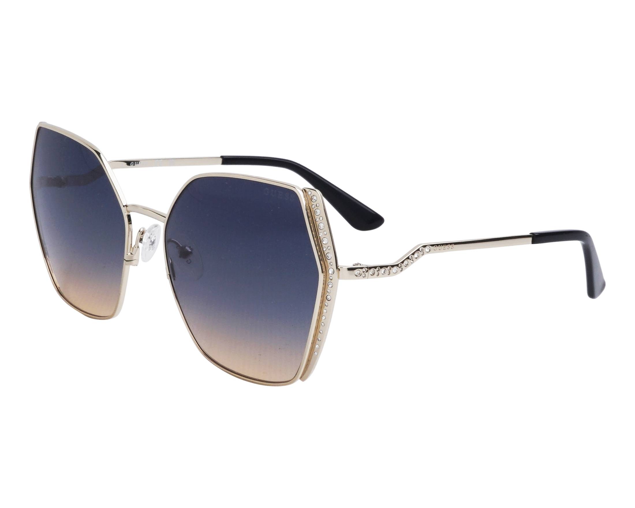 Guess GU7843S 33W 61-18 Or Noir vue de face
