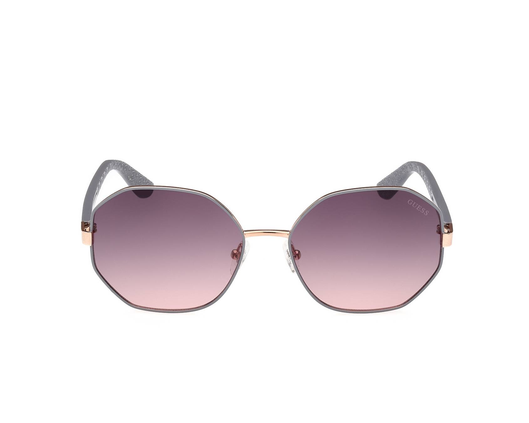 Lunettes De Soleil Guess GU00197 20B - Monture Grise 55/20/140, Pour Femme, Neuves Avec étiquettes