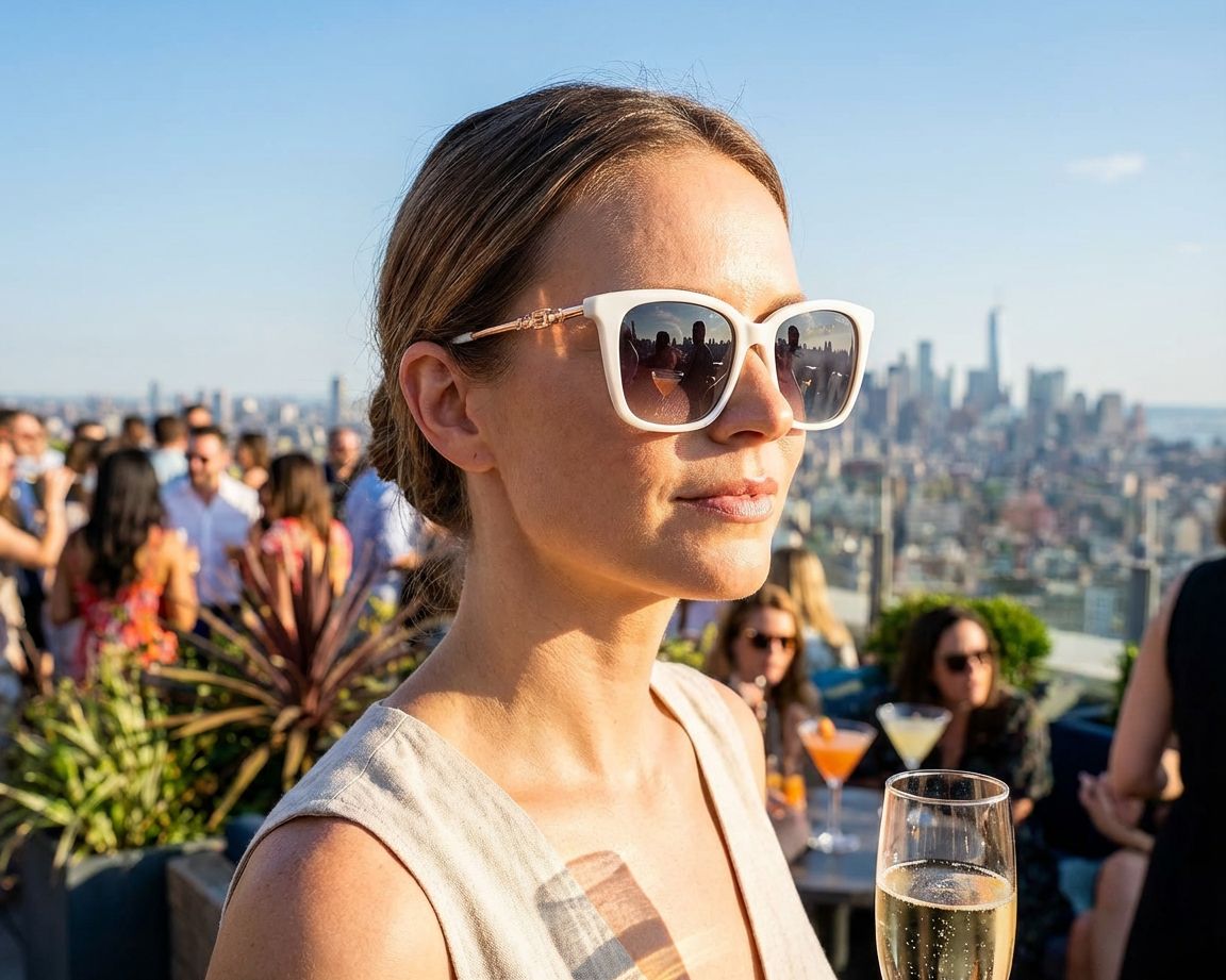 Guess GU-7886 21P - Blanc Or vue de c&ocirc;t&eacute;