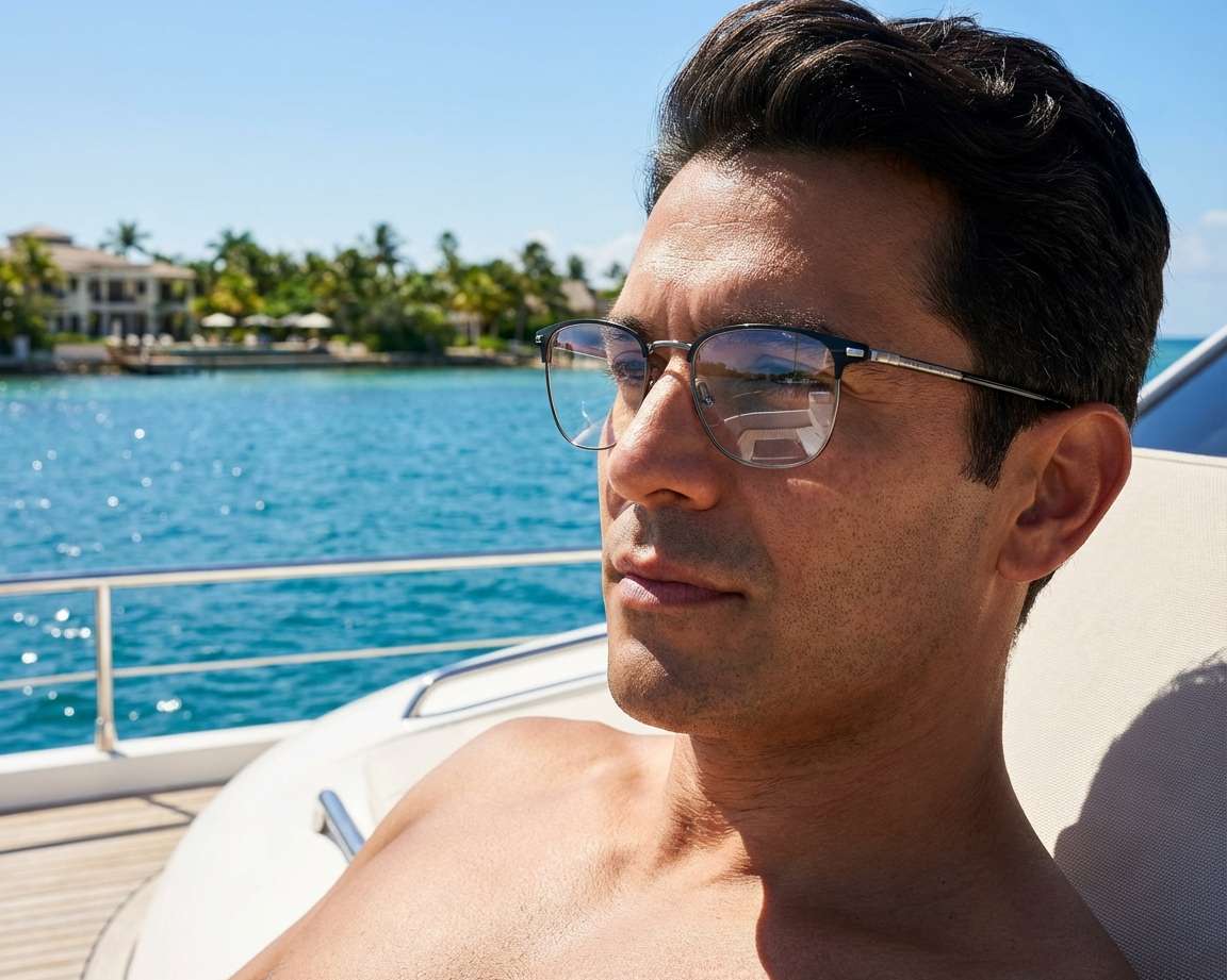 Hugo Boss BOSS-1125 003 52-19 Negra Ruthenium autre vue