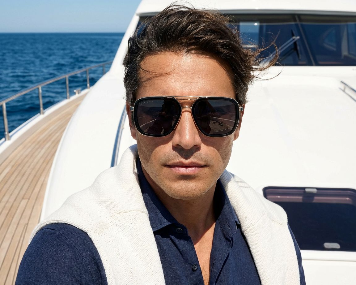 Hugo Boss BOSS-1235-S 807/IR 55-19 schwarz  vue 360 degr&eacute;s 6