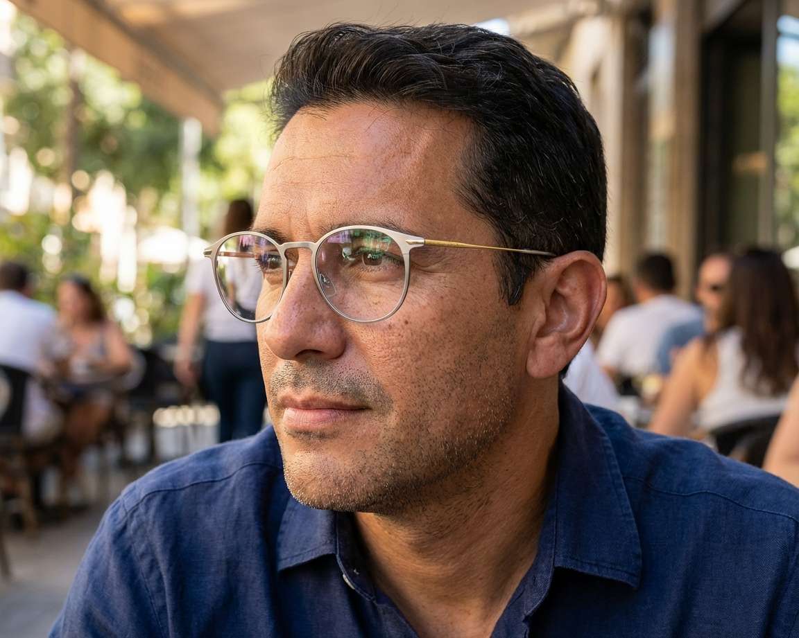 Hugo Boss BOSS-1252 R81 50-19 ruthenium  vue 360 degr&eacute;s 5