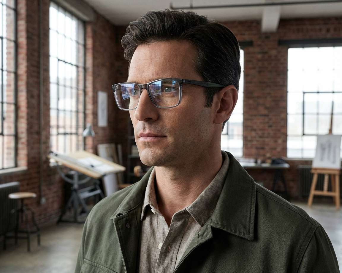 Hugo Boss BOSS-1582 3U5 56-16 Gris Vert vue 360 degr&eacute;s 5