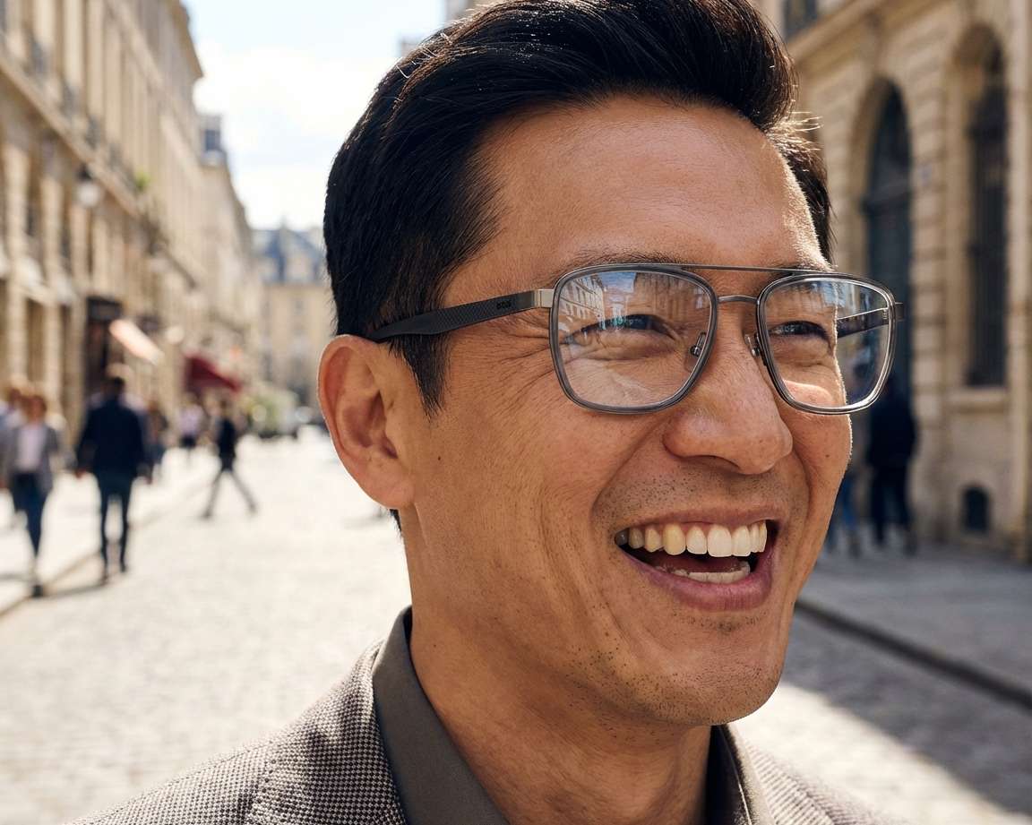 Hugo Boss BOSS-1583 HEK 55-19 Ruthénium  vue 360 degr&eacute;s 5