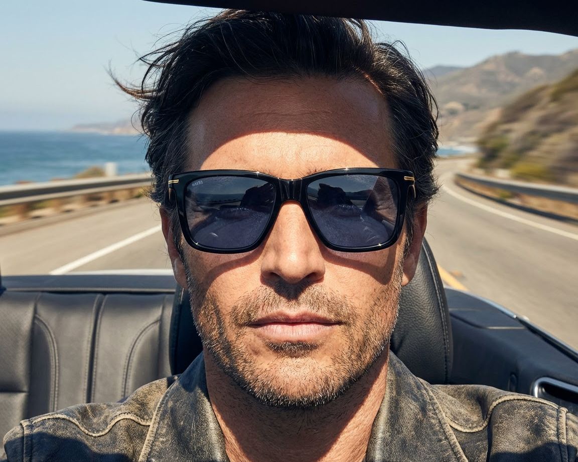 Hugo Boss BOSS-1598-S 807KU 55-17 Noir  vue 360 degr&eacute;s 6