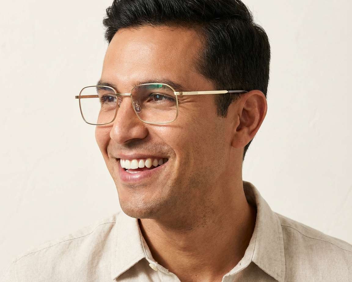 Hugo Boss BOSS-1604 J5G 55-19 Or  vue 360 degr&eacute;s 5