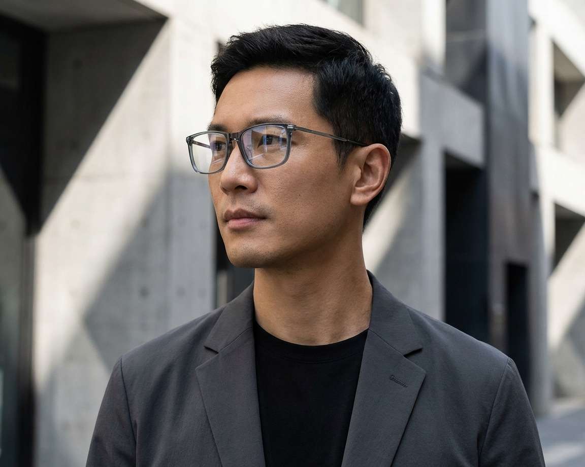 Hugo Boss BOSS-1614-F DTY 56-17 Bleu Acier vue 360 degr&eacute;s 5