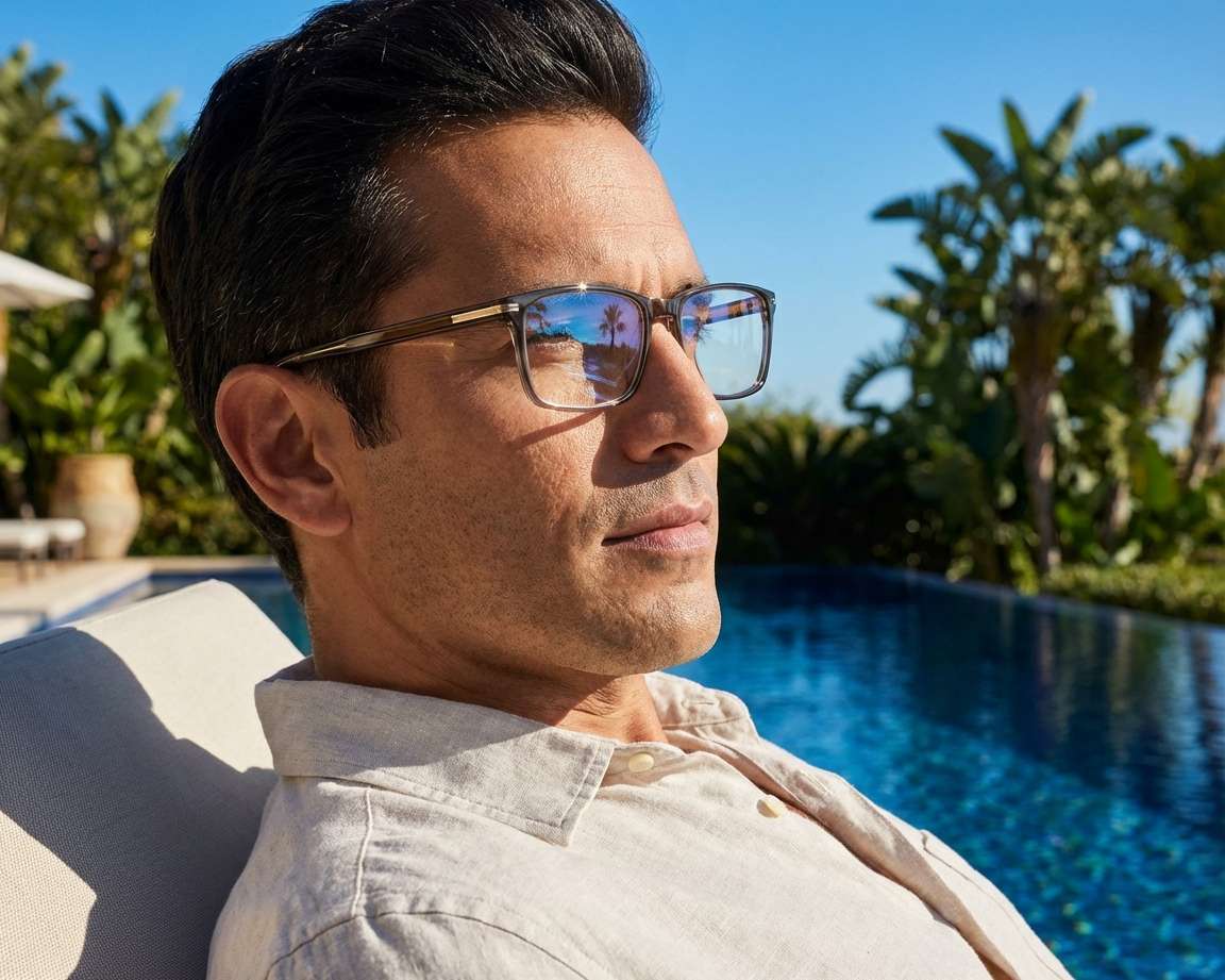 Hugo Boss BOSS-1630 KB7 53-18 Gris  vue 360 degr&eacute;s 5