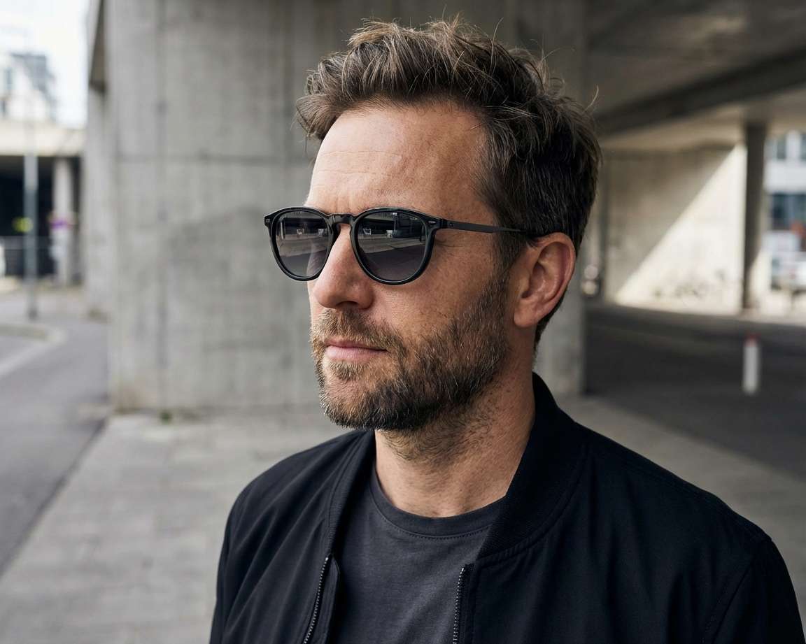 Hugo Boss BOSS-1640-CS 284/LB 51-20 Noir Ruthénium vue 360 degr&eacute;s 7