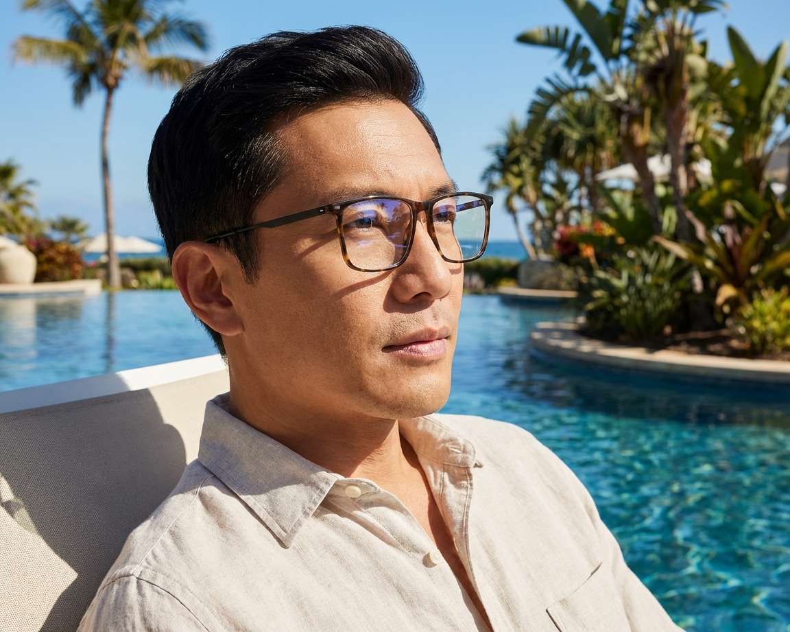 Hugo Boss BOSS-1642 2OS 55-15 Havana Black vue 360 degr&eacute;s 6