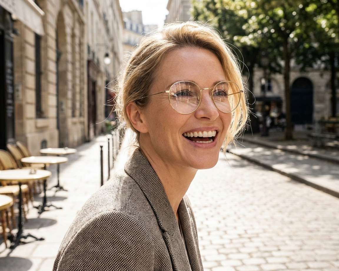 Hugo Boss BOSS-1665 24S 51-20 Or Blanc vue 360 degr&eacute;s 5