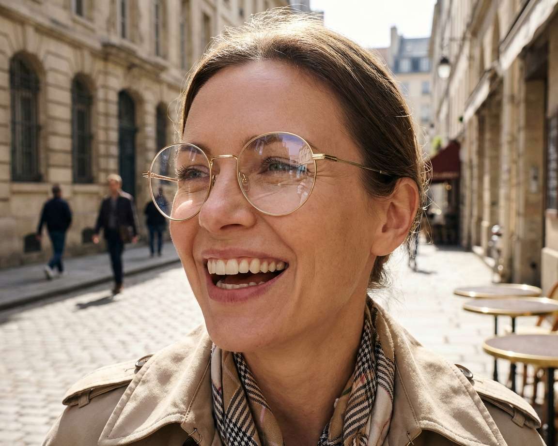 Hugo Boss BOSS-1665 24S 51-20 Or Blanc vue 360 degr&eacute;s 6