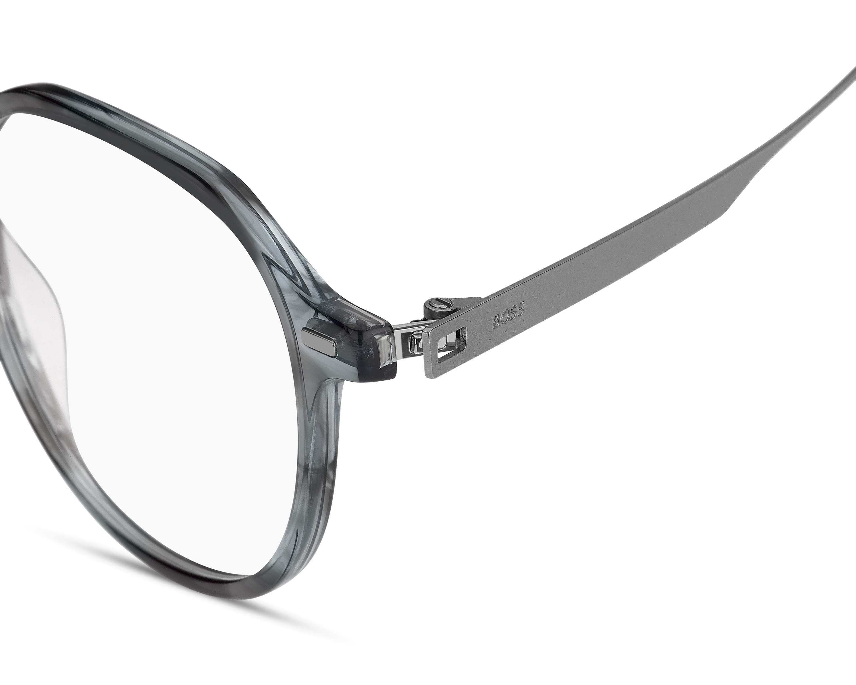 Hugo Boss BOSS-1697 PZH 50-21 Gris Bleu vue 360 degr&eacute;s 2