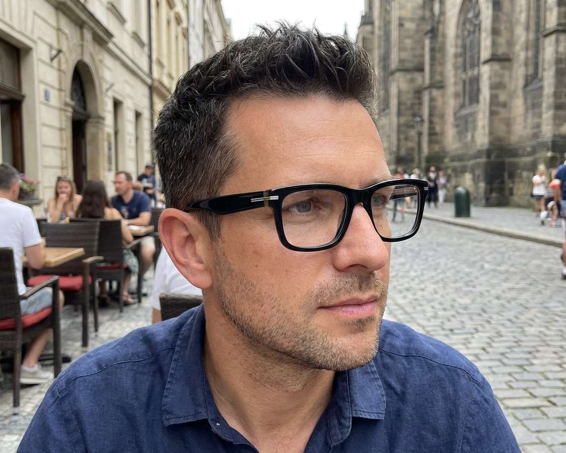 Hugo Boss BOSS-1720 QF6 53-20 Noir Blanc vue 360 degr&eacute;s 6