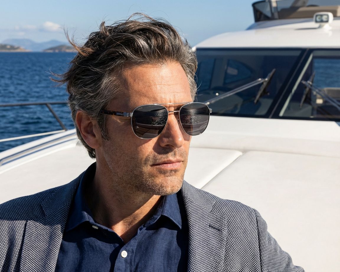 Hugo Boss BOSS-1723-S 31Z/IR 56-20 Ruthénium Havane vue 360 degr&eacute;s 5
