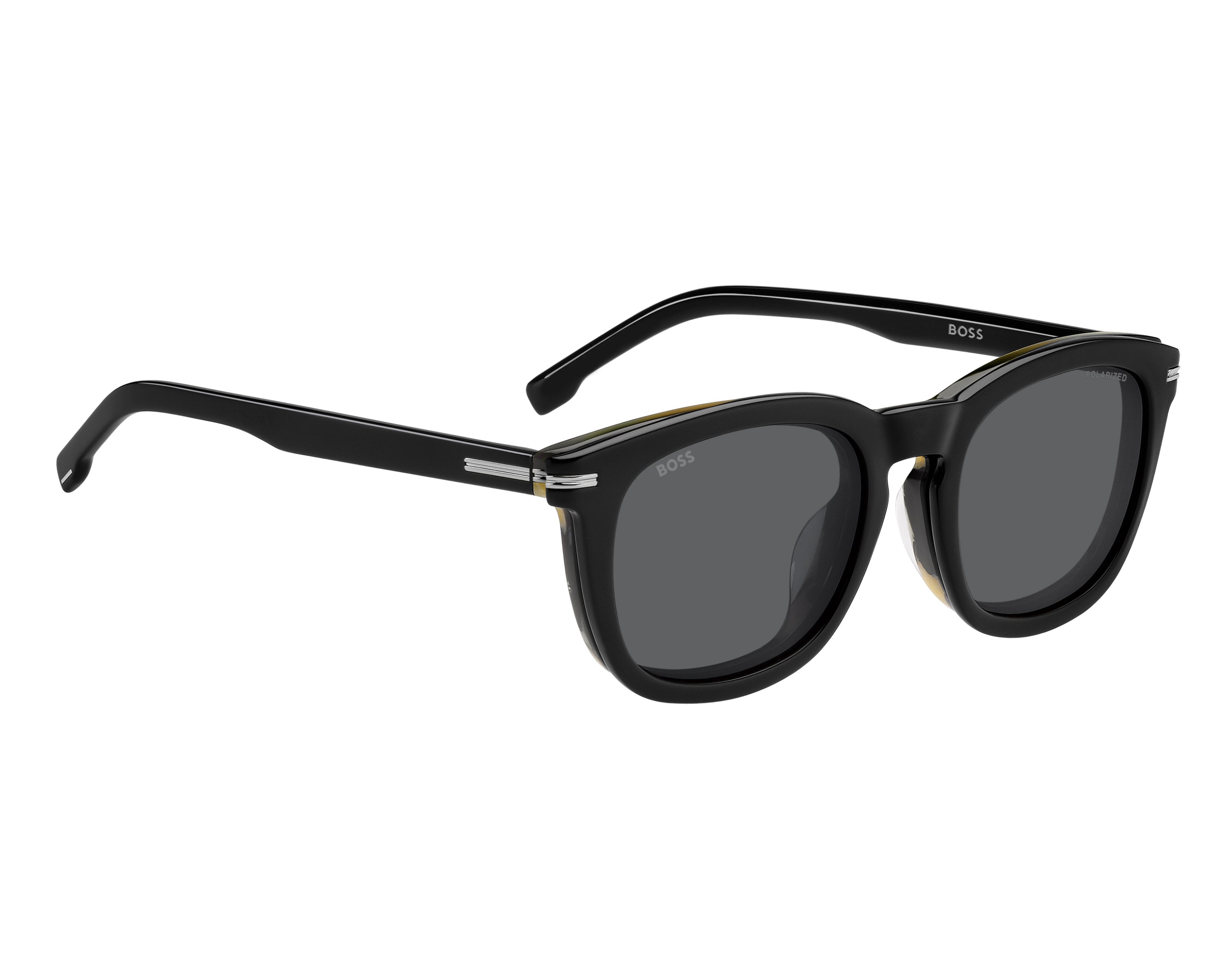 Hugo Boss BOSS-1725-G-CS QF6/M9 51-21 Noir Blanc vue 360 degr&eacute;s 2