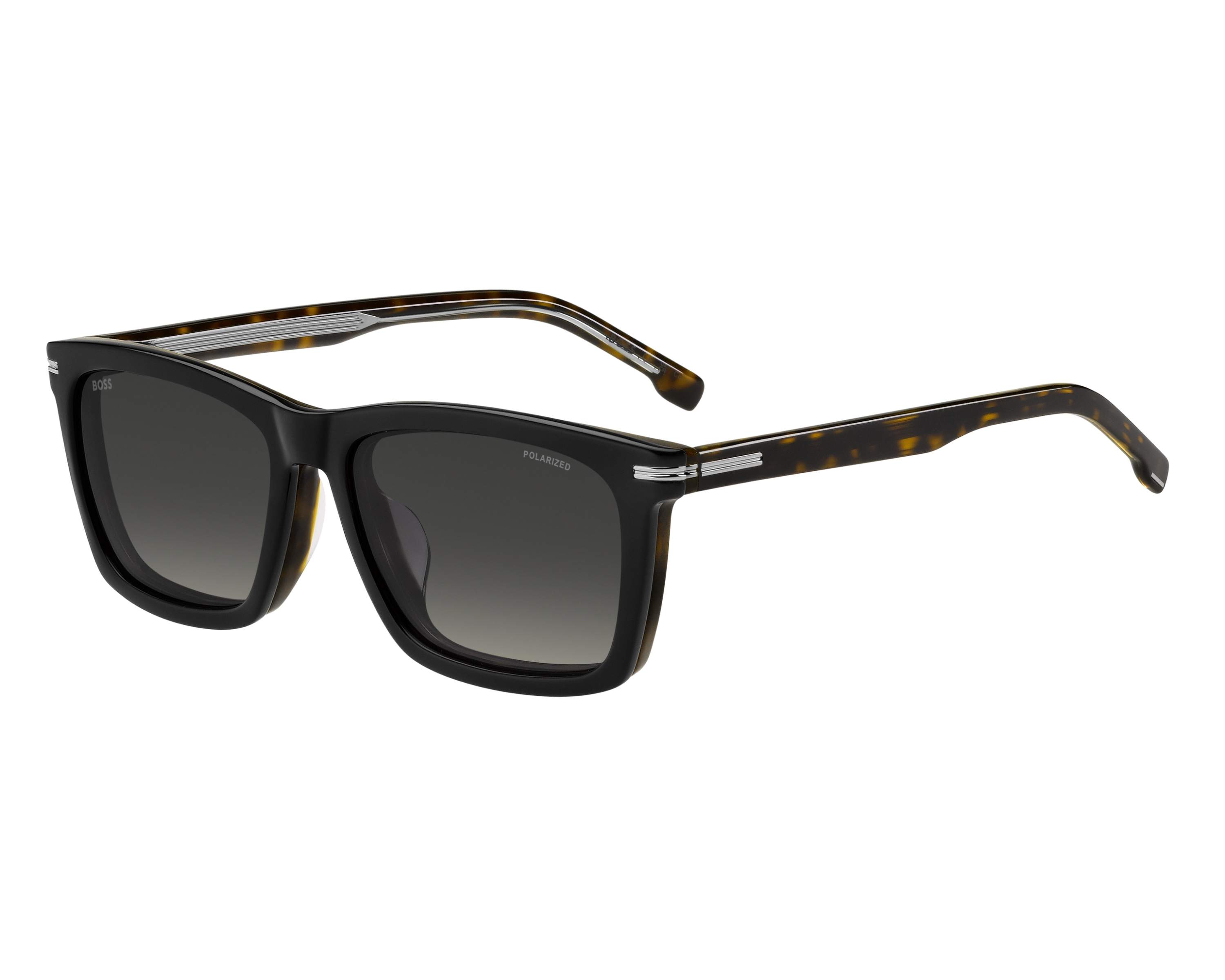 Hugo Boss BOSS-1726-G-CS WR7/LB 55-17 Black White vue 360 degr&eacute;s 3