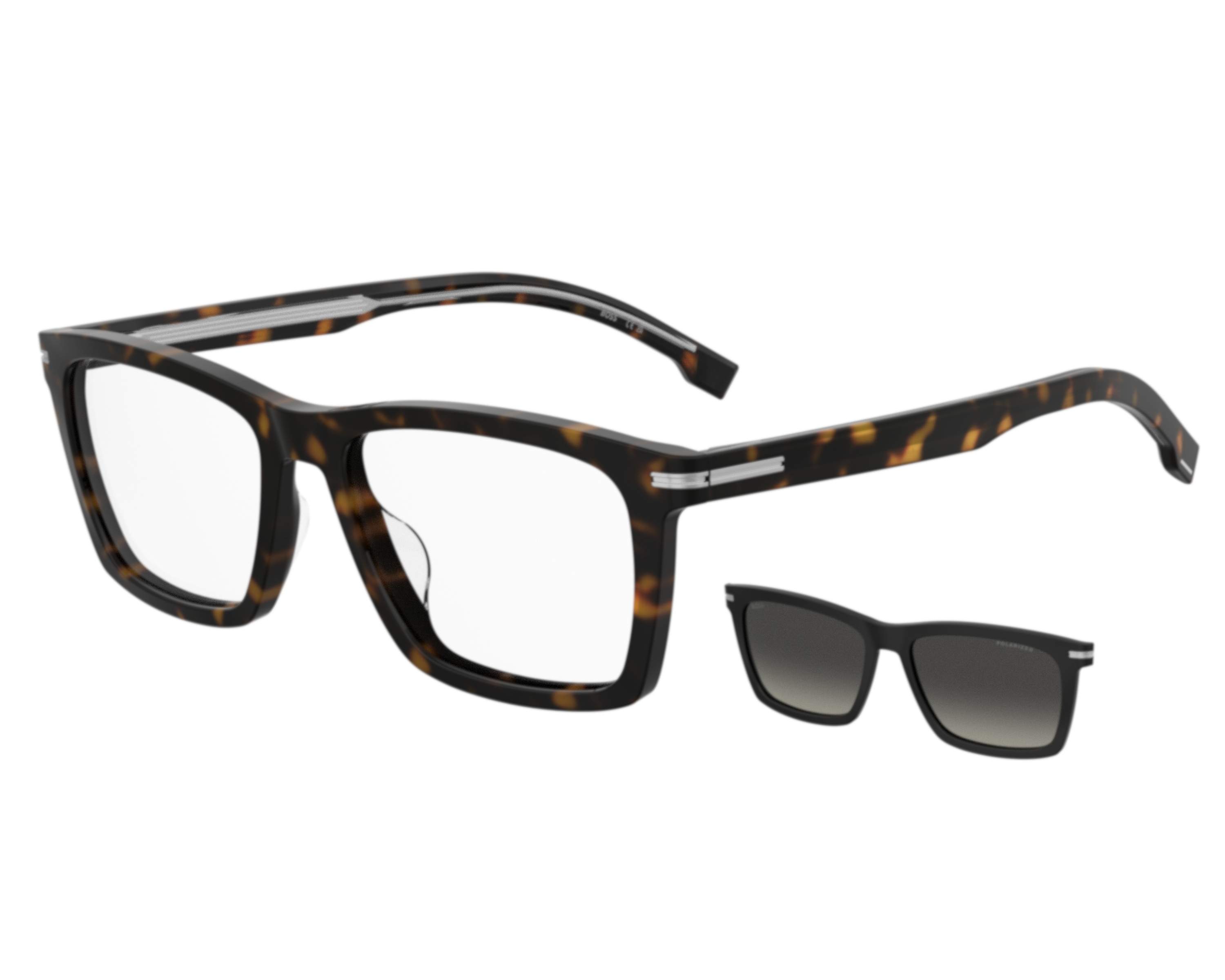 Hugo Boss BOSS-1726-G-CS WR7/LB 55-17 Black White vue 360 degr&eacute;s 6