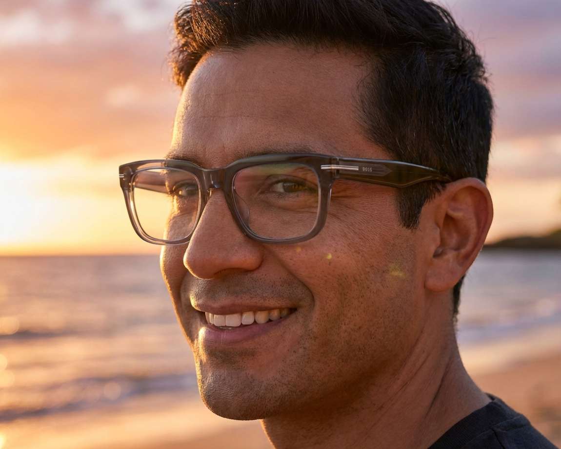 Hugo Boss BOSS-1746-G KB7 53-20 Grey  vue 360 degr&eacute;s 5