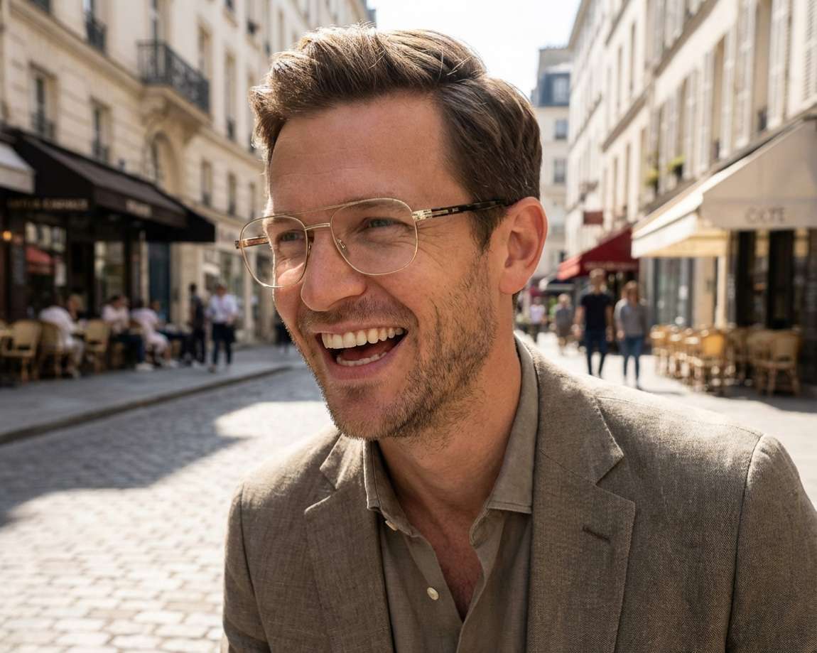 Hugo Boss BOSS-1756 06J 54-18 Or Havane vue 360 degr&eacute;s 5