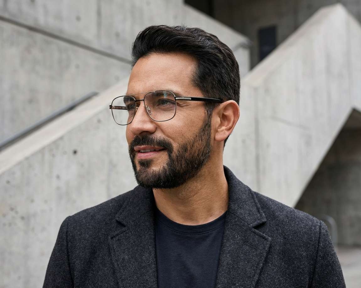 Hugo Boss BOSS-1756 I46 54-18 Black Gold vue 360 degr&eacute;s 6