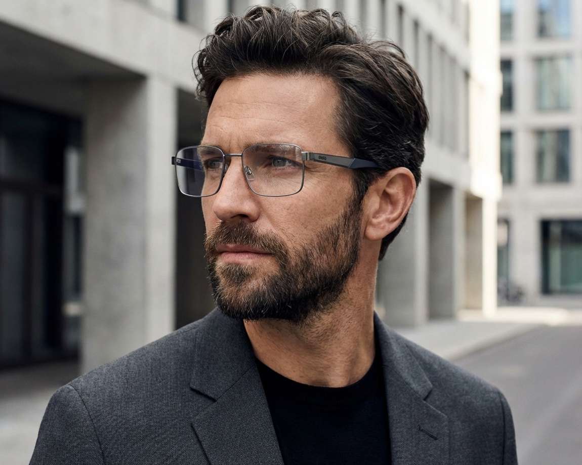 Hugo Boss BOSS-1769 6LB 56-18 Ruthénium  vue 360 degr&eacute;s 5