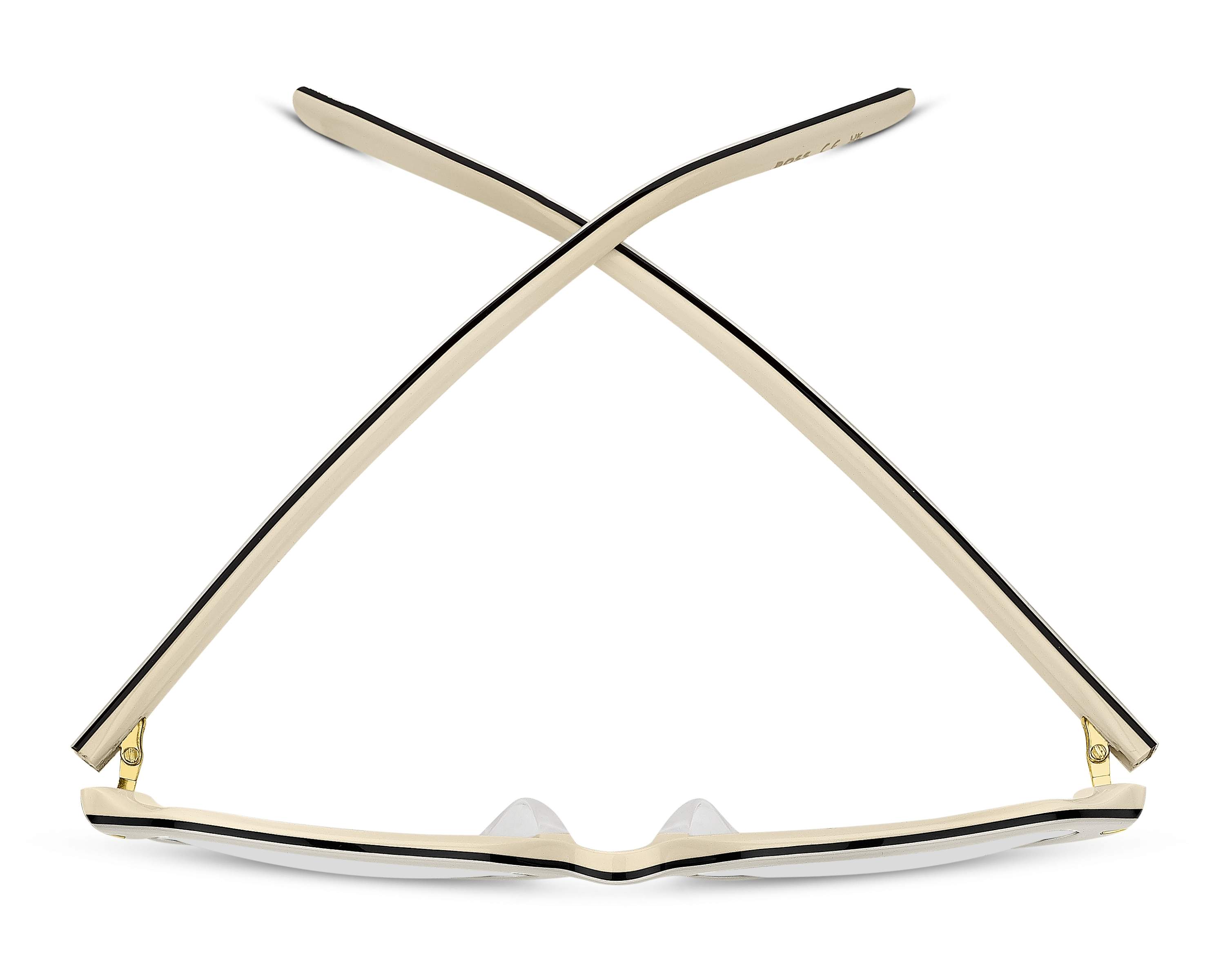 Hugo Boss BOSS-1780-G CCP 53-18 Blanc Noir vue 360 degr&eacute;s 3