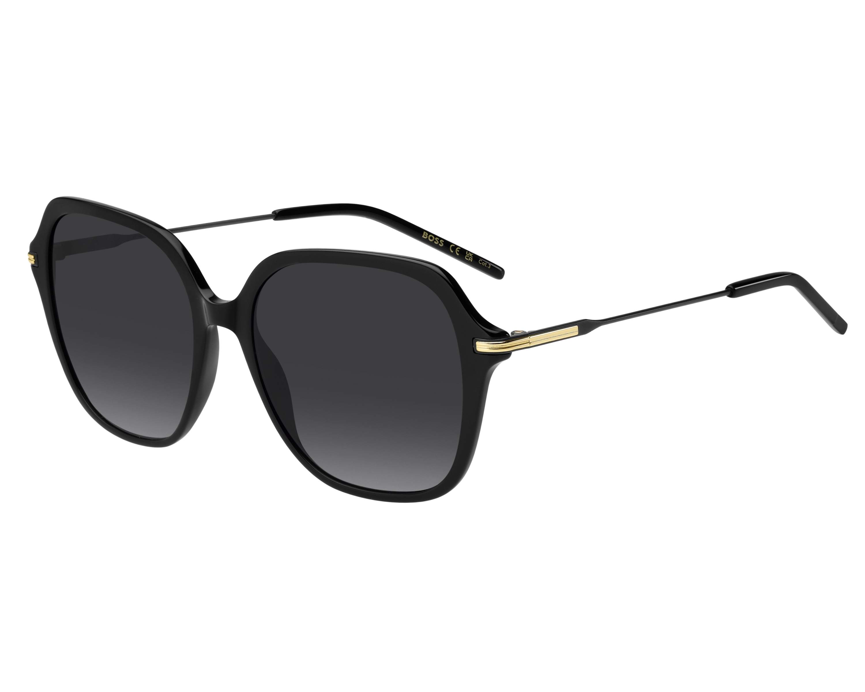 Hugo Boss BOSS-1781-S 807/9O 55-17 Noir  vue de c&ocirc;t&eacute;