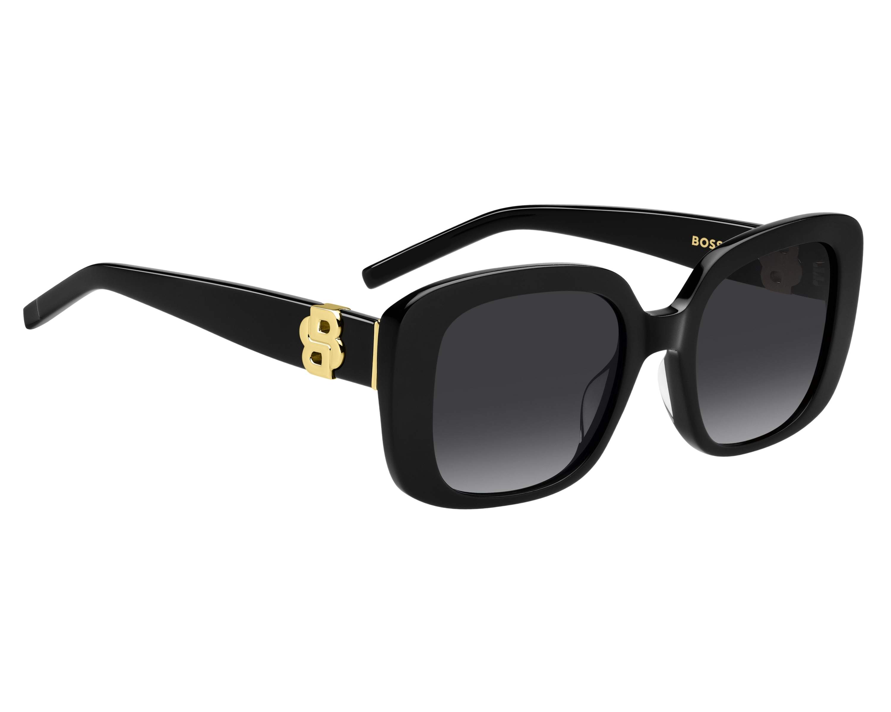 Hugo Boss BOSS-1791-G-S 807/9O 52-21 Noir  vue de face