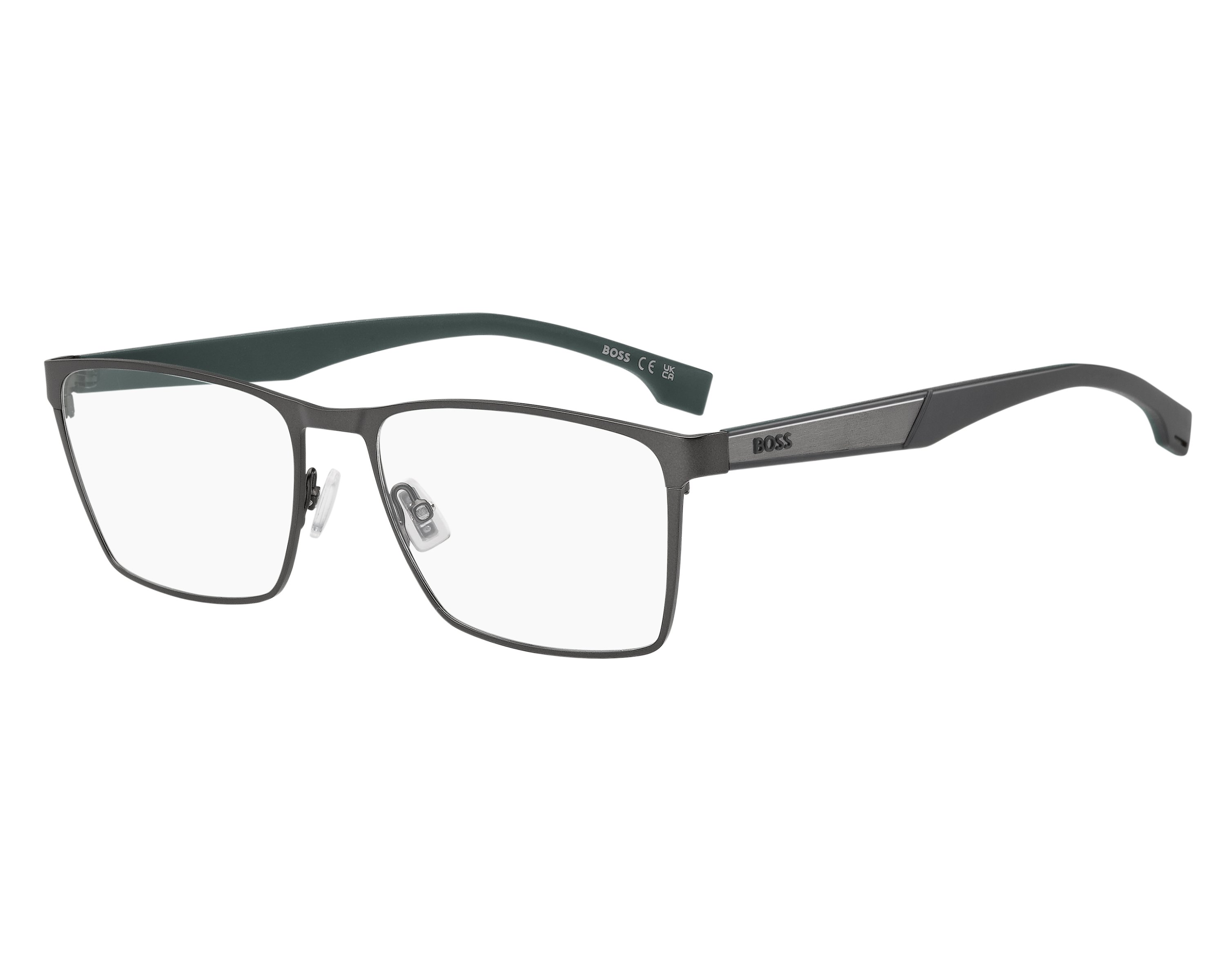 Hugo Boss BOSS-1828 SVK 58-18 Ruthénium Gris vue de profil