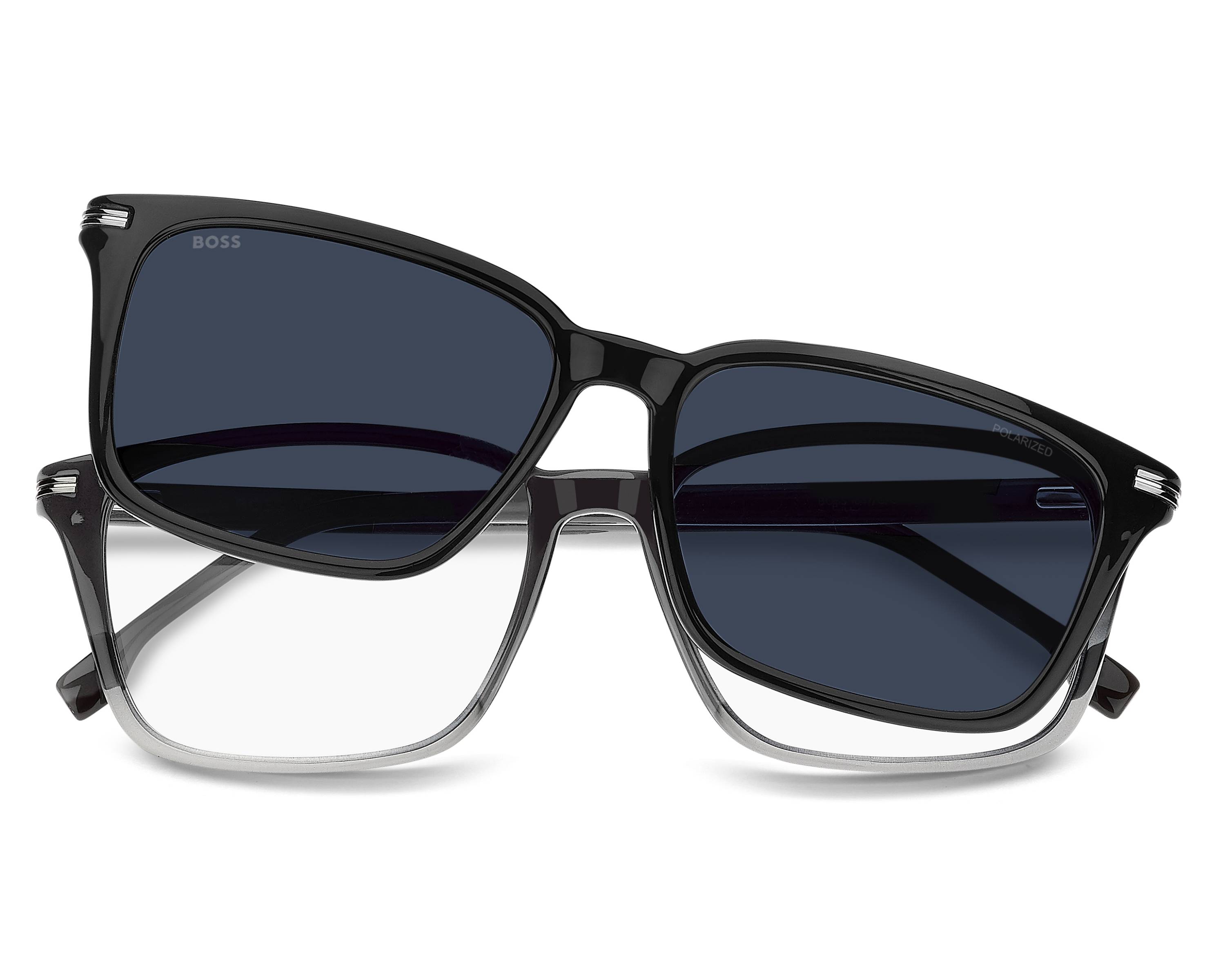 Hugo Boss BOSS-1847-G-C EDM/C3 55-16 Noir Gris vue 360 degr&eacute;s 5