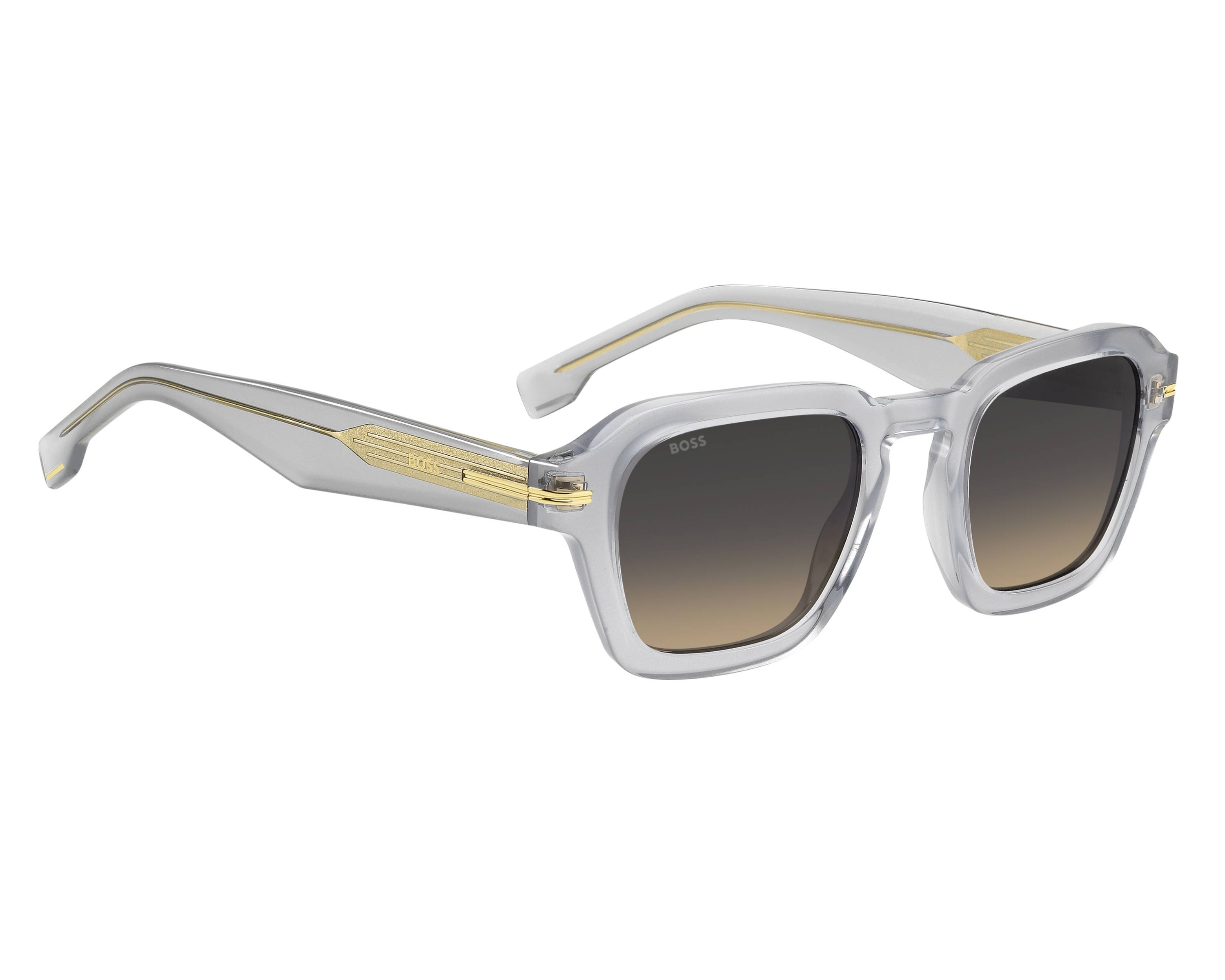 Boss Women\'s Gray Gradient Sunglasses w/case and cleaning cloth nwt never worn Oversized Gradient Sunglasses – BLANKWardrobe main image 2