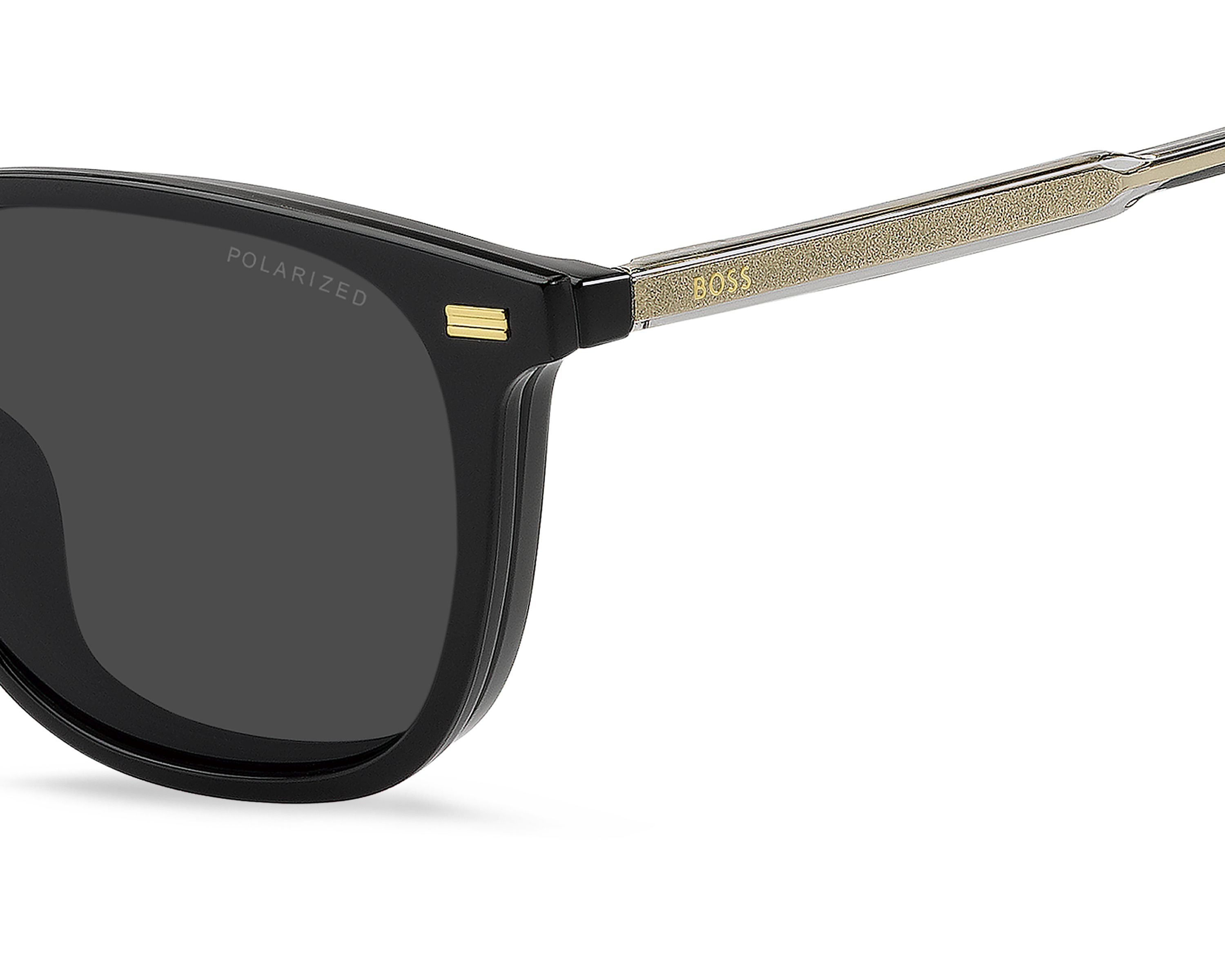 Hugo Boss BOSS-1882-G-C 08A/M9 53-19 Noir Gris vue 360 degr&eacute;s 6