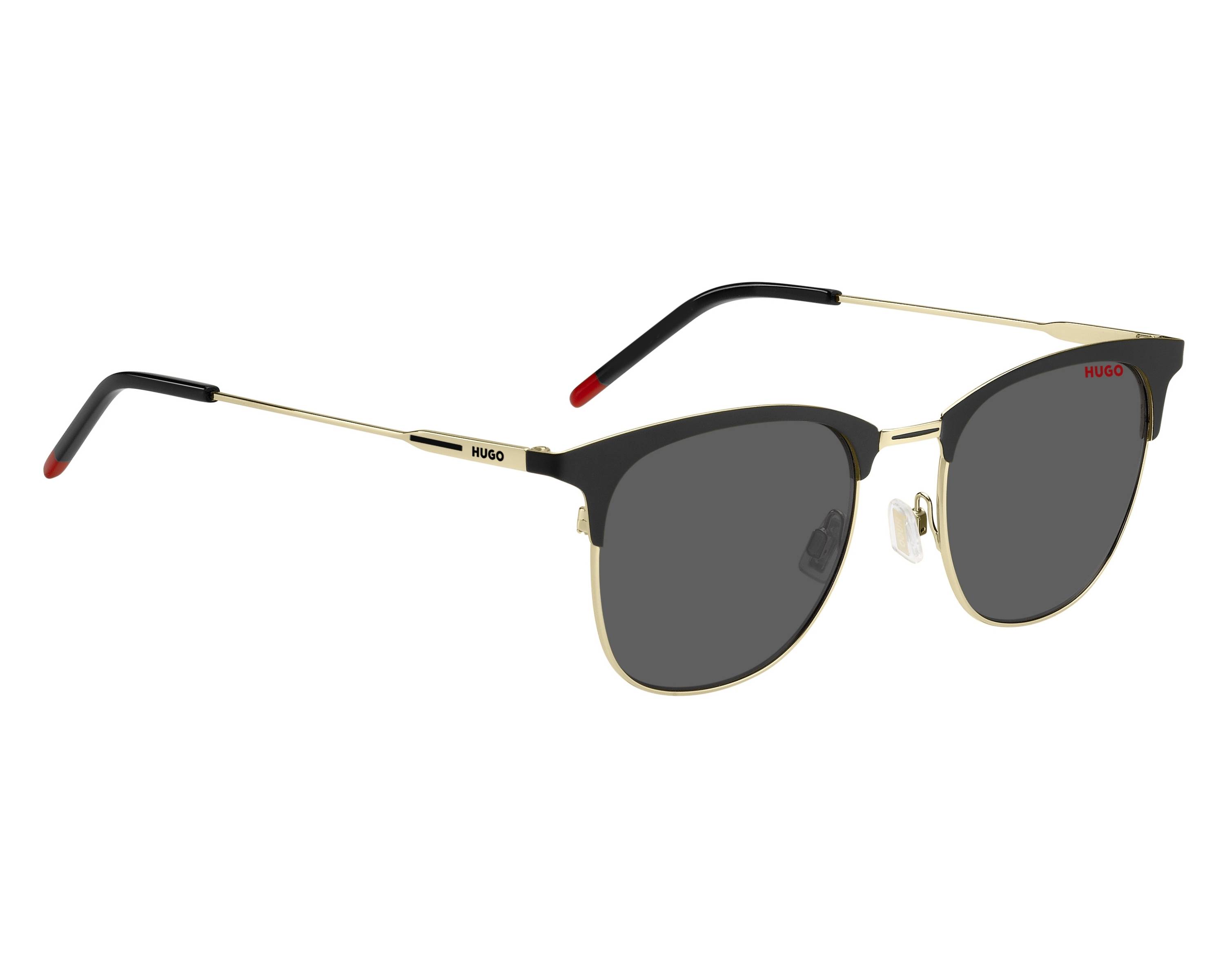 Lunettes De Soleil Hugo Boss BOSS 1533 - Monture Dorée Métal, Verres Miroir Brun - Neuf Avec étiquettes