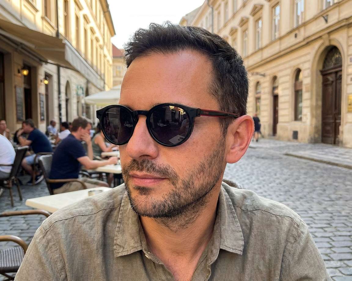 Hugo Boss HG-1244-CS 807/IR 51-20 Noir  vue 360 degr&eacute;s 6