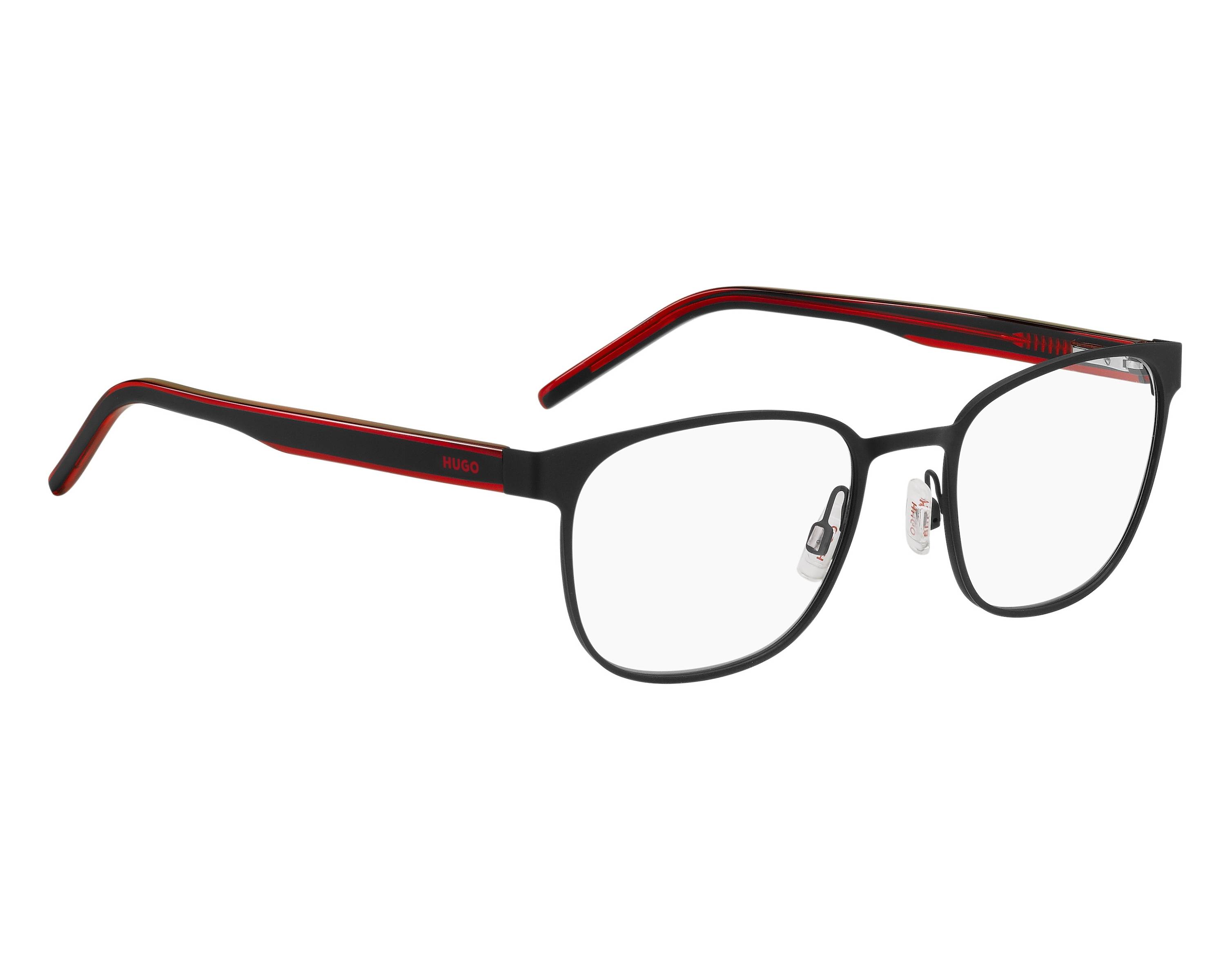 Hugo Boss HG-1246 OIT 53-20 Noir Rouge vue 360 degr&eacute;s 2