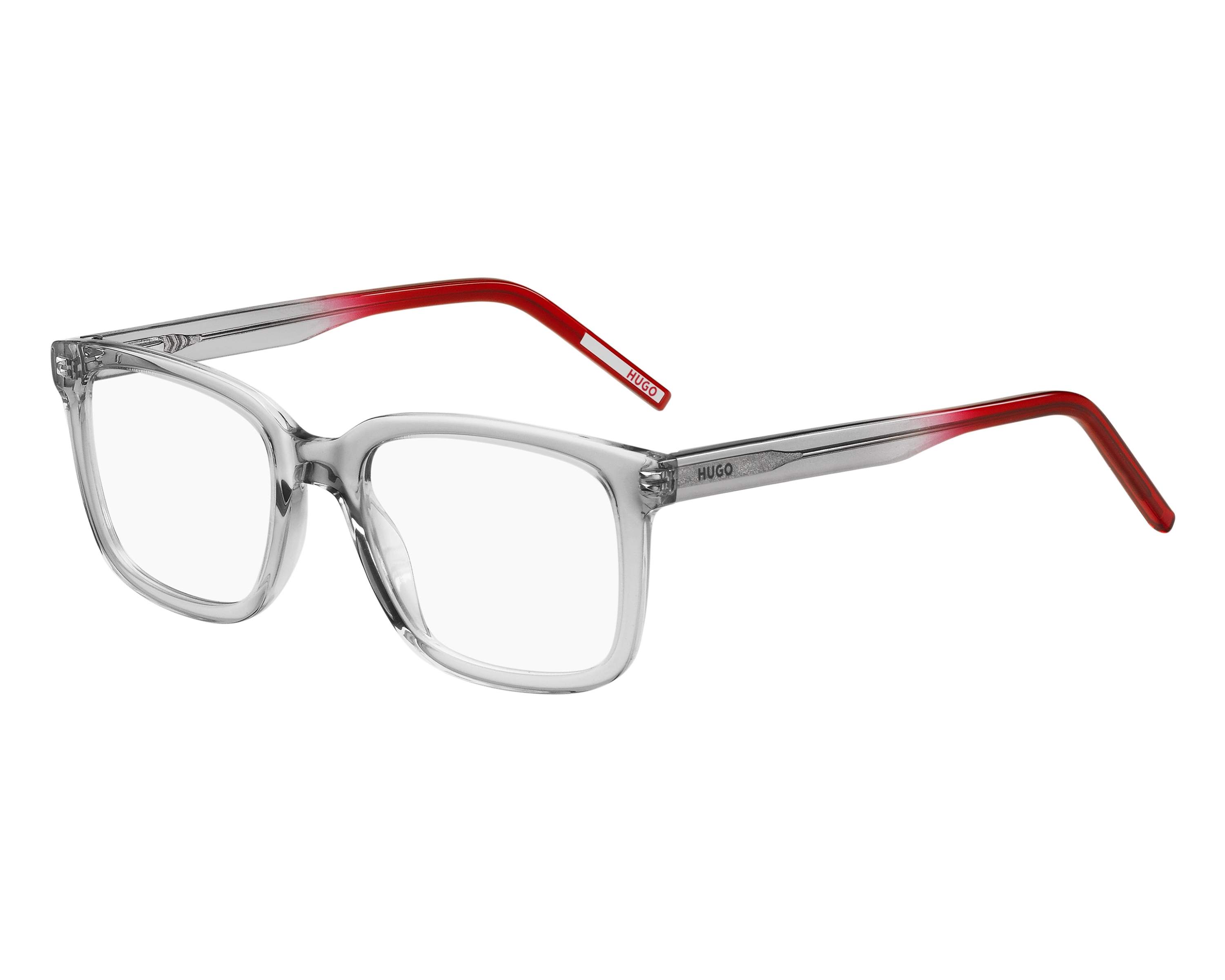 Hugo Boss HG-1261 268 51-19 Gris Rojo vue 360 degr&eacute;s 1