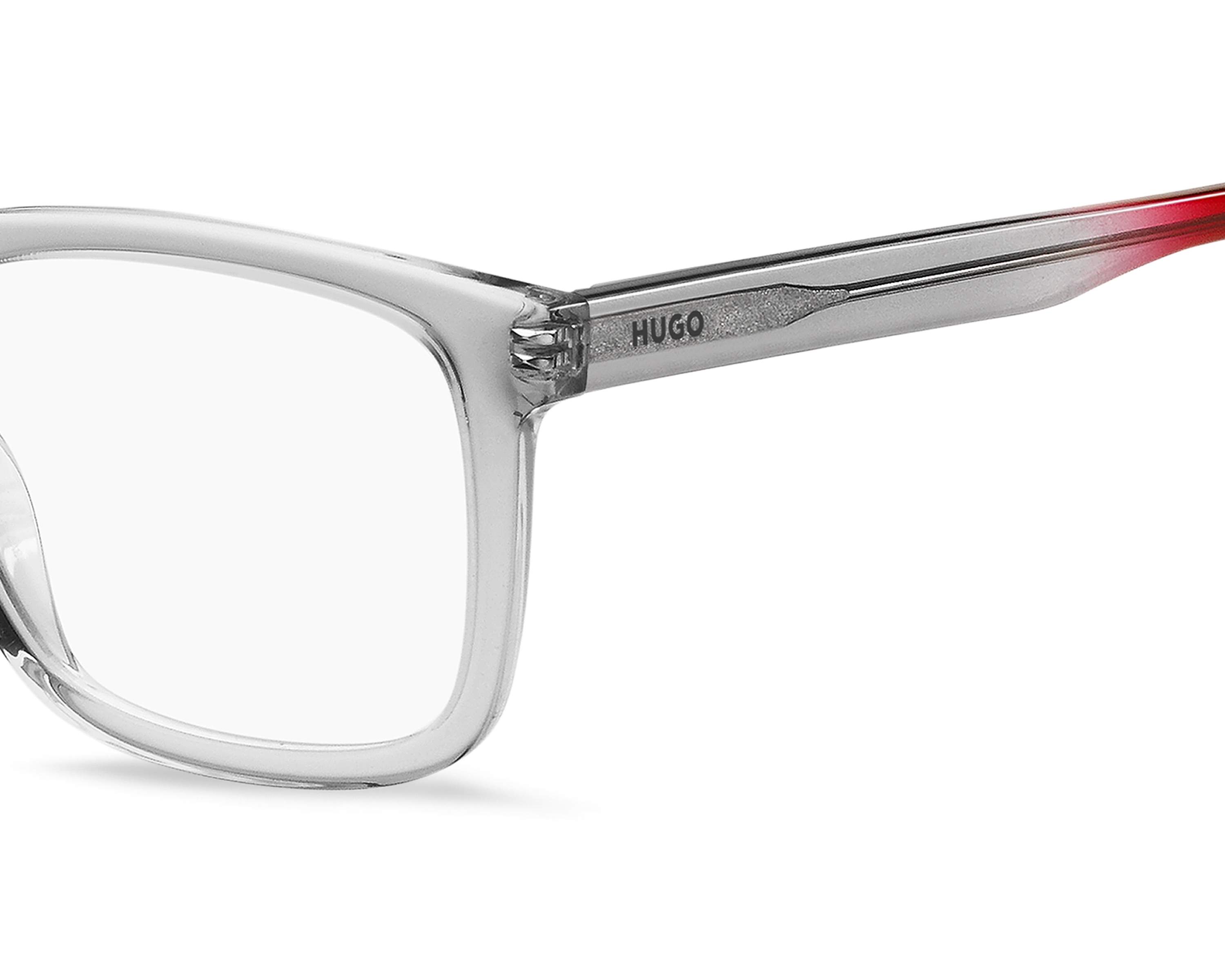 Hugo Boss HG-1261 268 51-19 Gris Rojo vue 360 degr&eacute;s 4