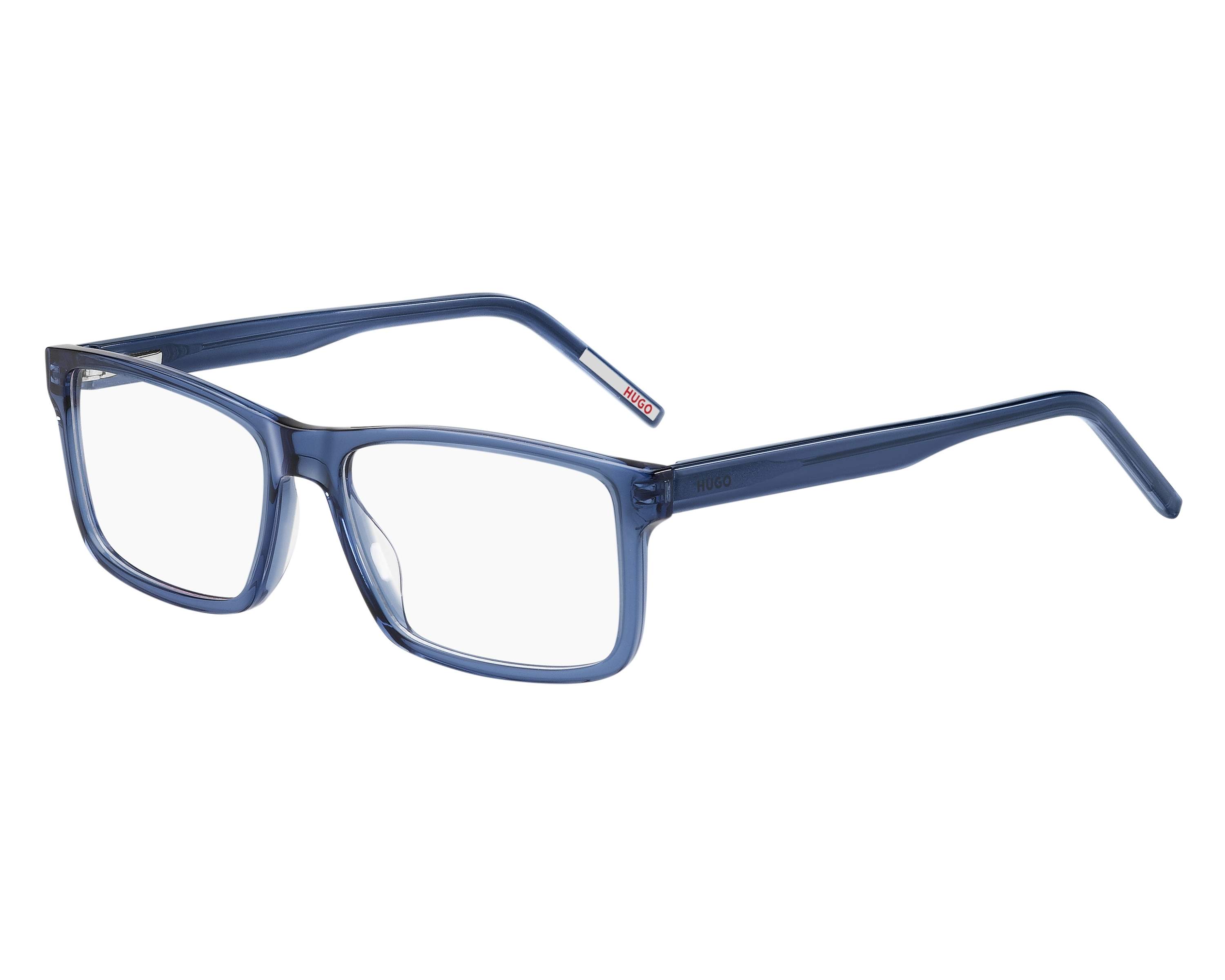Lunettes De Vue HUGO BOSS HG 1029 PJP Bleu - Monture Bleue 54/17/145 Pour Homme, Neuves Avec étiquettes