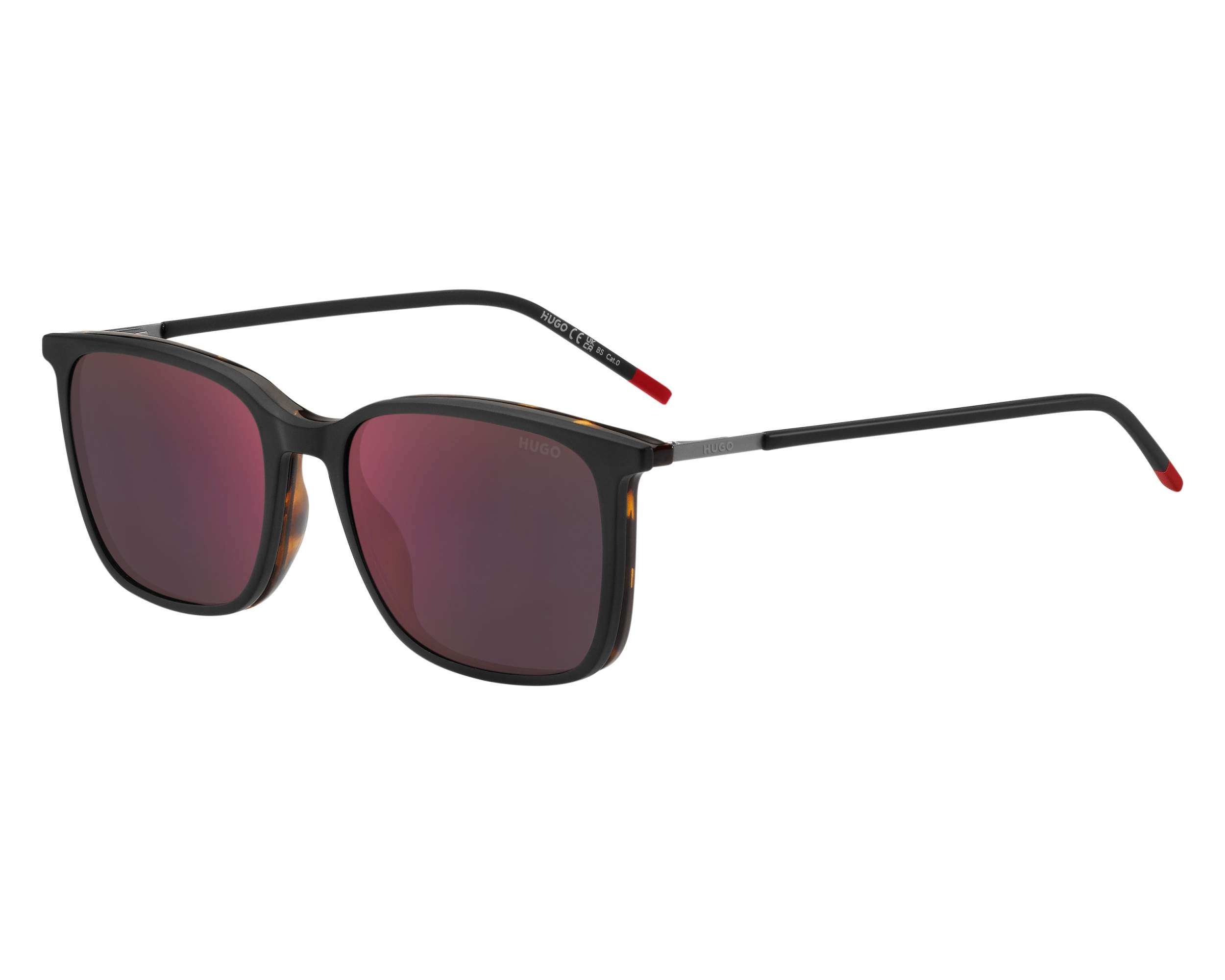 Hugo Boss HG1270-CS 581-AO 53-17 Havane Noir vue 360 degr&eacute;s 2