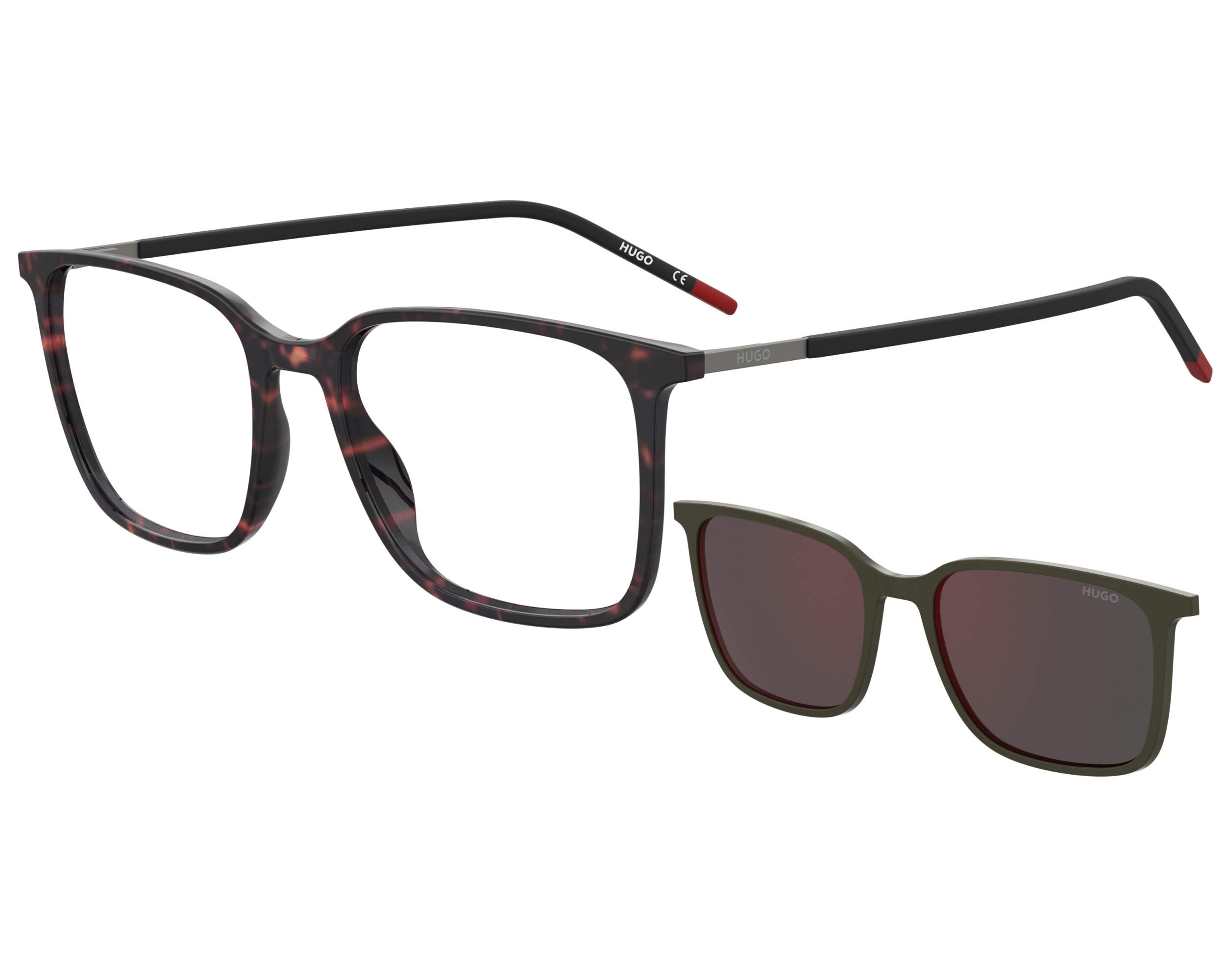 Hugo Boss HG1270-CS 581-AO 53-17 Havane Noir vue 360 degr&eacute;s 6
