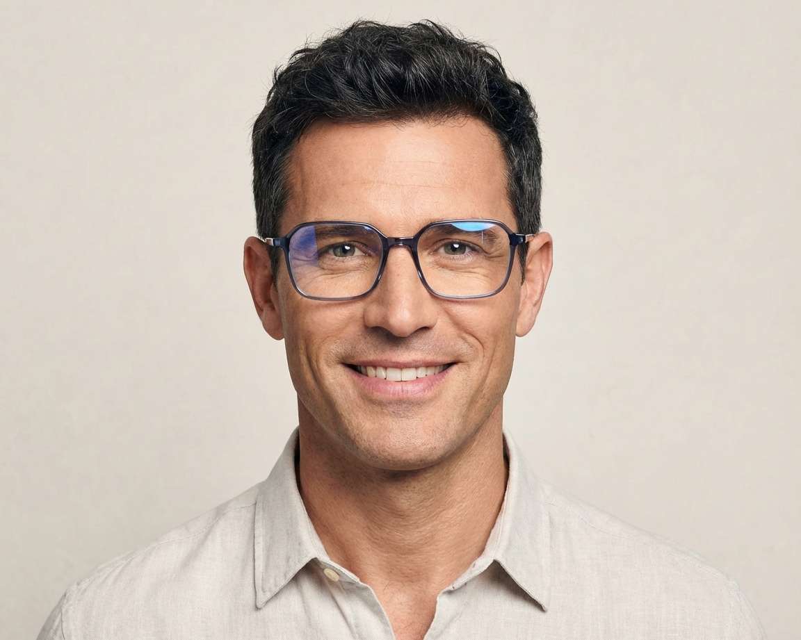 Hugo Boss HG-1289 B88 52-17 Blue Silver vue 360 degr&eacute;s 6