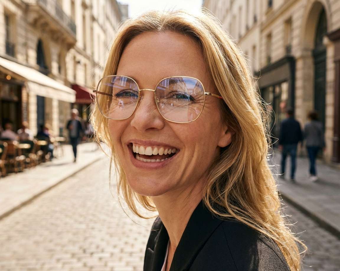 Hugo Boss HG-1295 J5G 54-18 Or  vue 360 degr&eacute;s 6