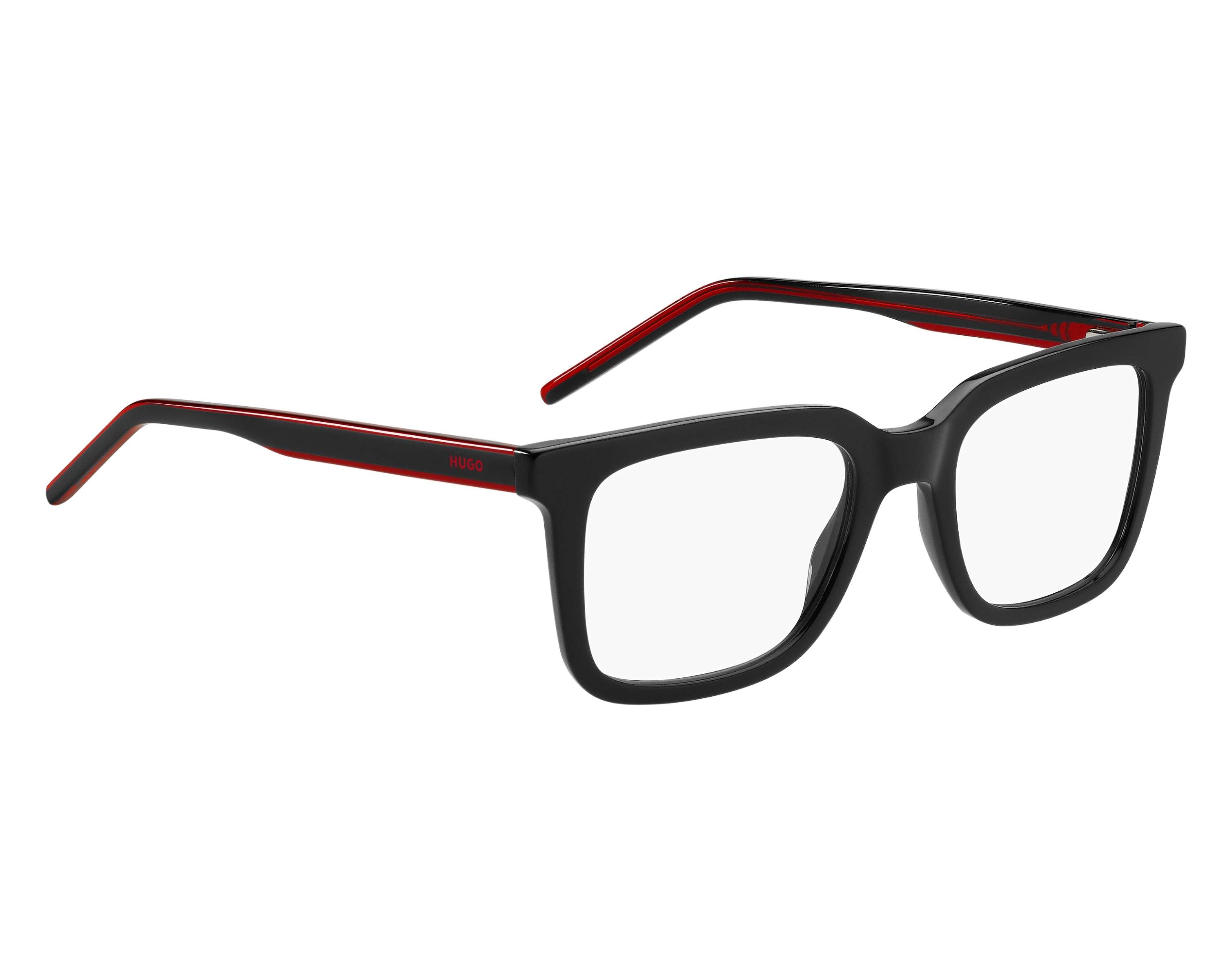 Hugo Boss HG-1300 OIT 51-20 Noir Rouge vue 360 degr&eacute;s 2