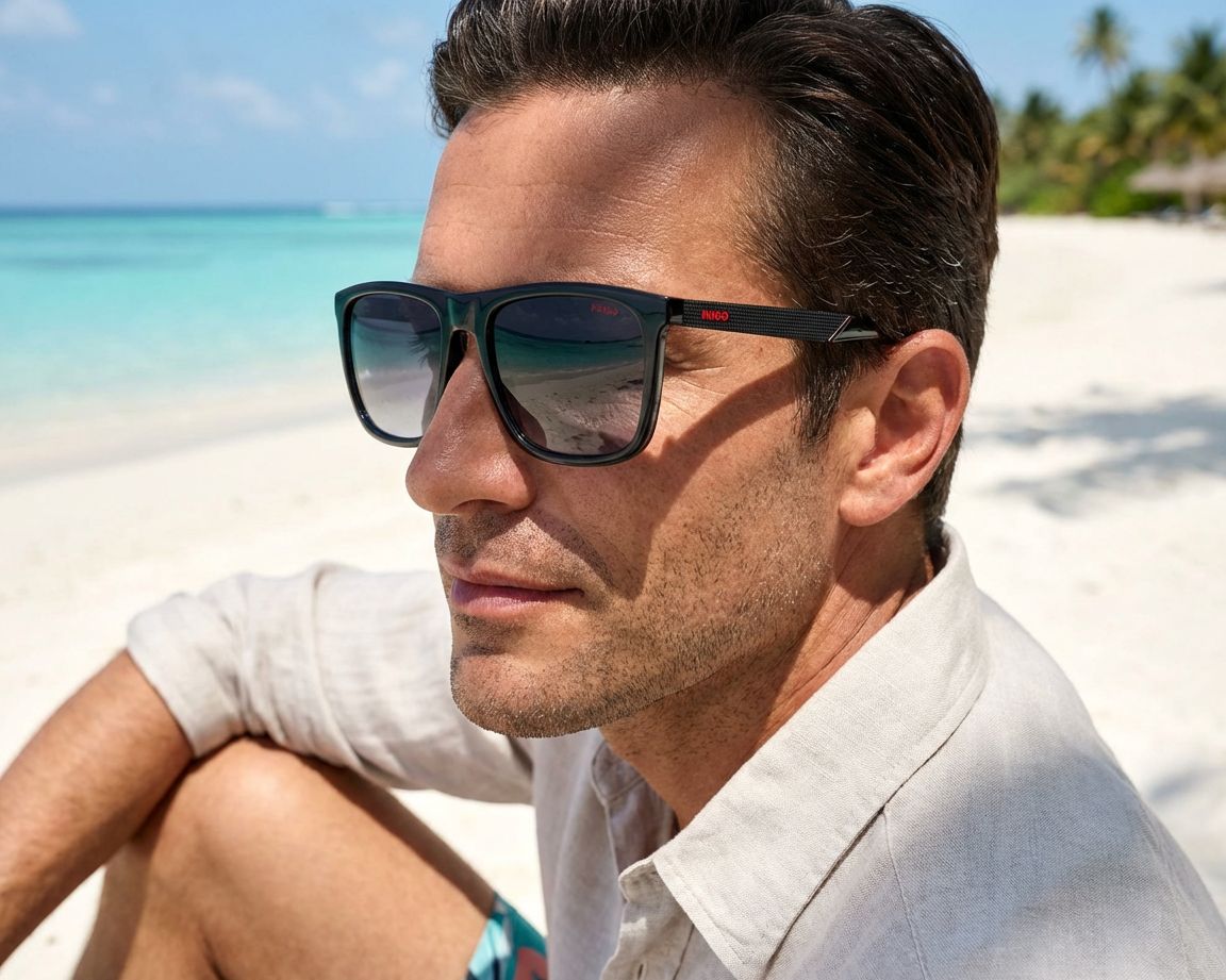 Hugo Boss HG-1304-S KB7/9O - Gris  vue 360 degr&eacute;s 5