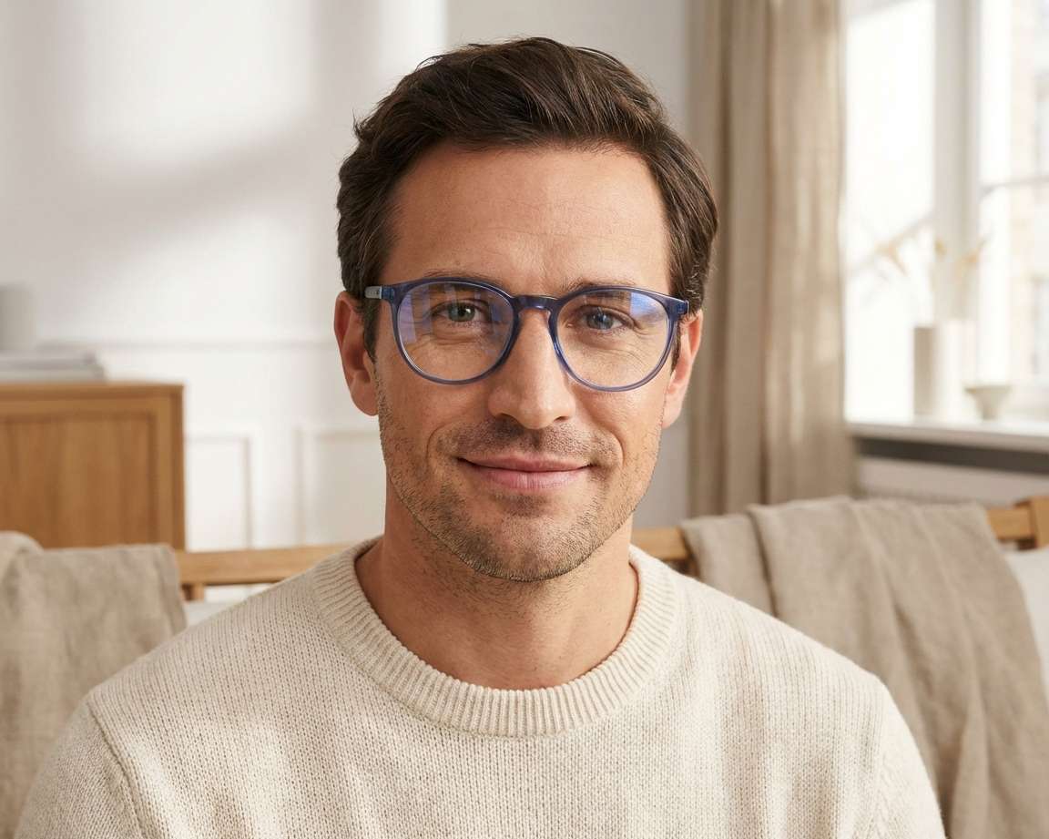 Hugo Boss HG-1308 PJP 51-19 Bleu  vue 360 degr&eacute;s 6