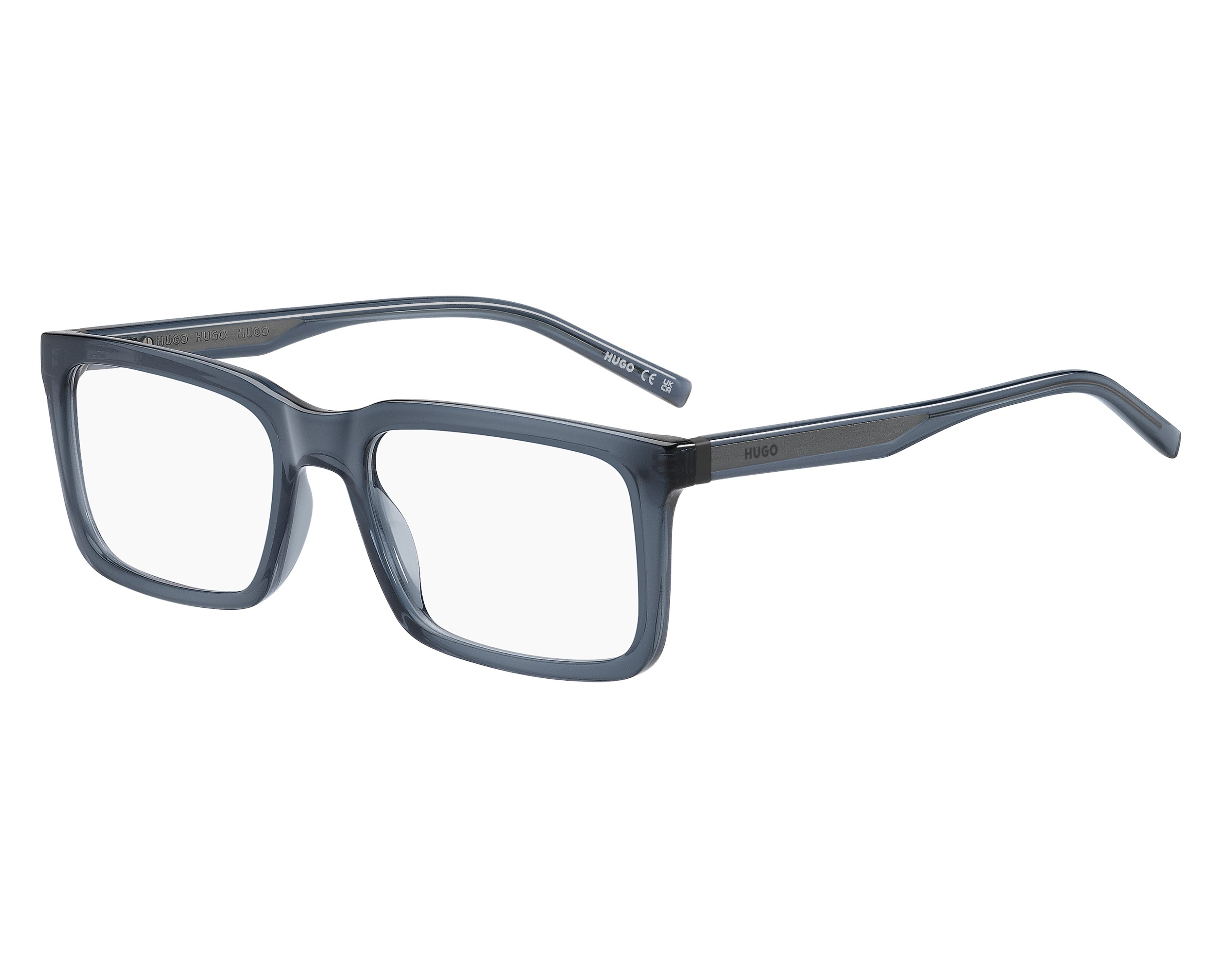 Hugo Boss HG-1317 PJP 55-19 Bleu  vue de profil